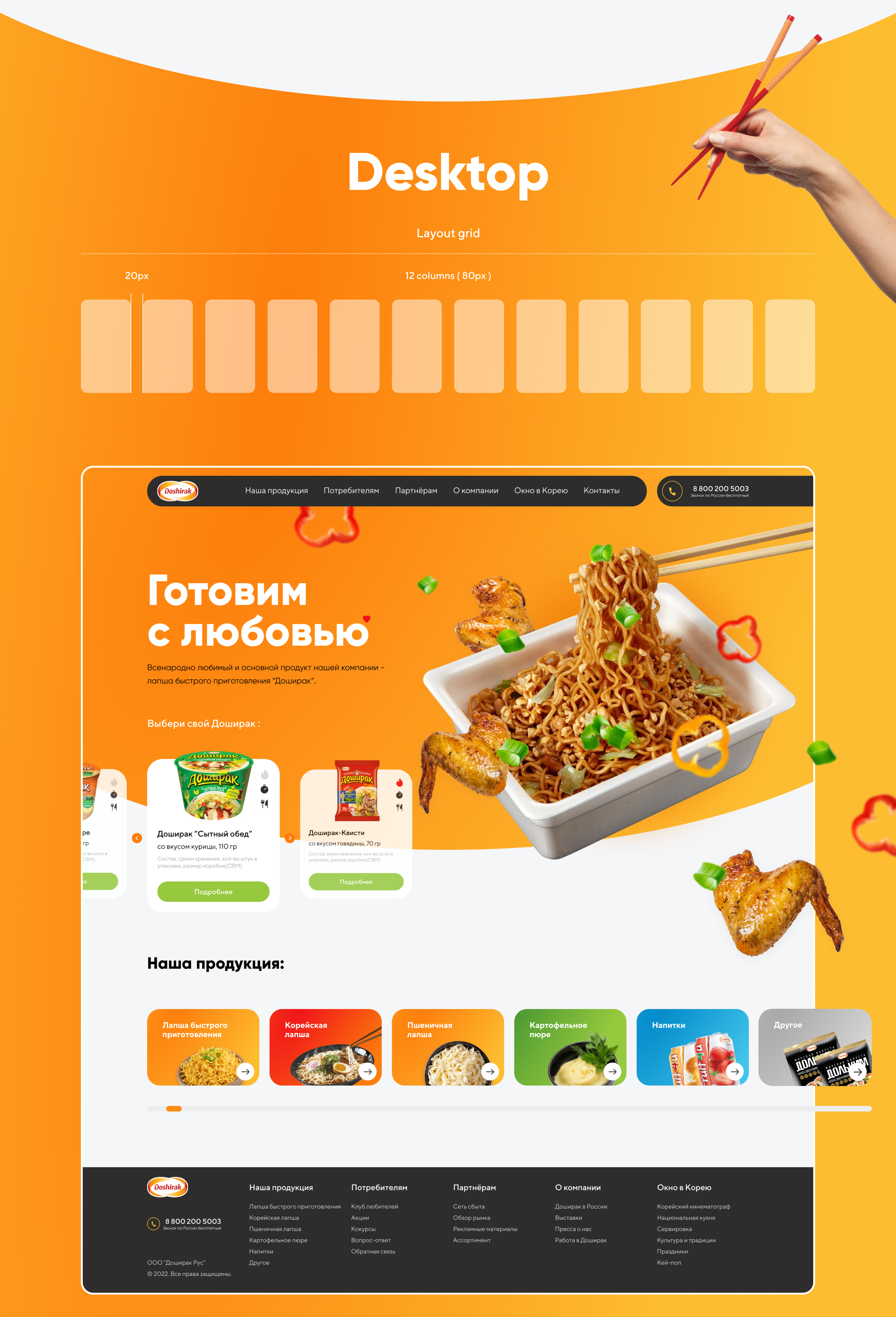 Doshirak | E-commerce — Изображение №3 — Интерфейсы на Dprofile