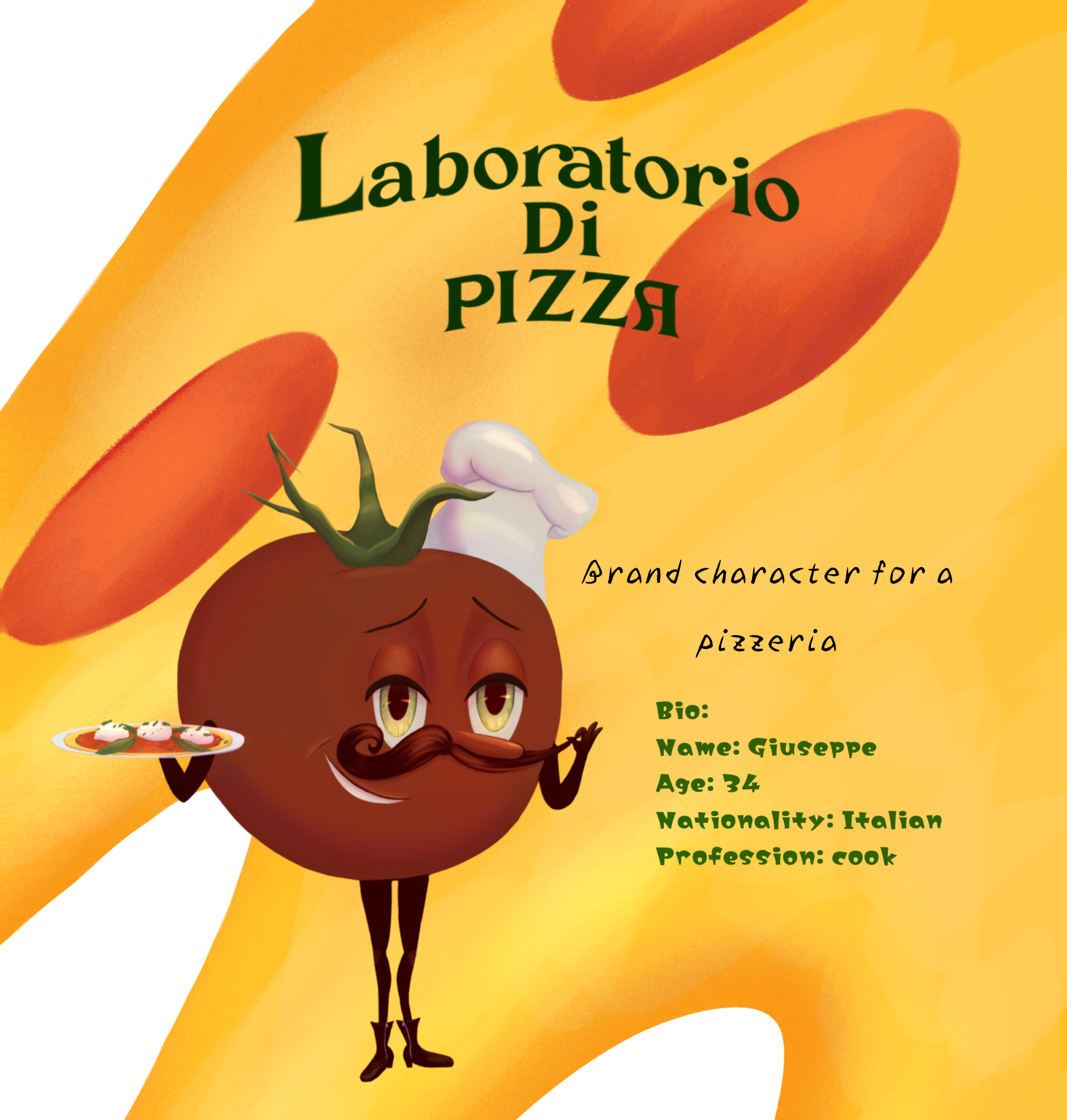 Mascot for a pizzeria — Изображение №1 — Иллюстрация на Dprofile