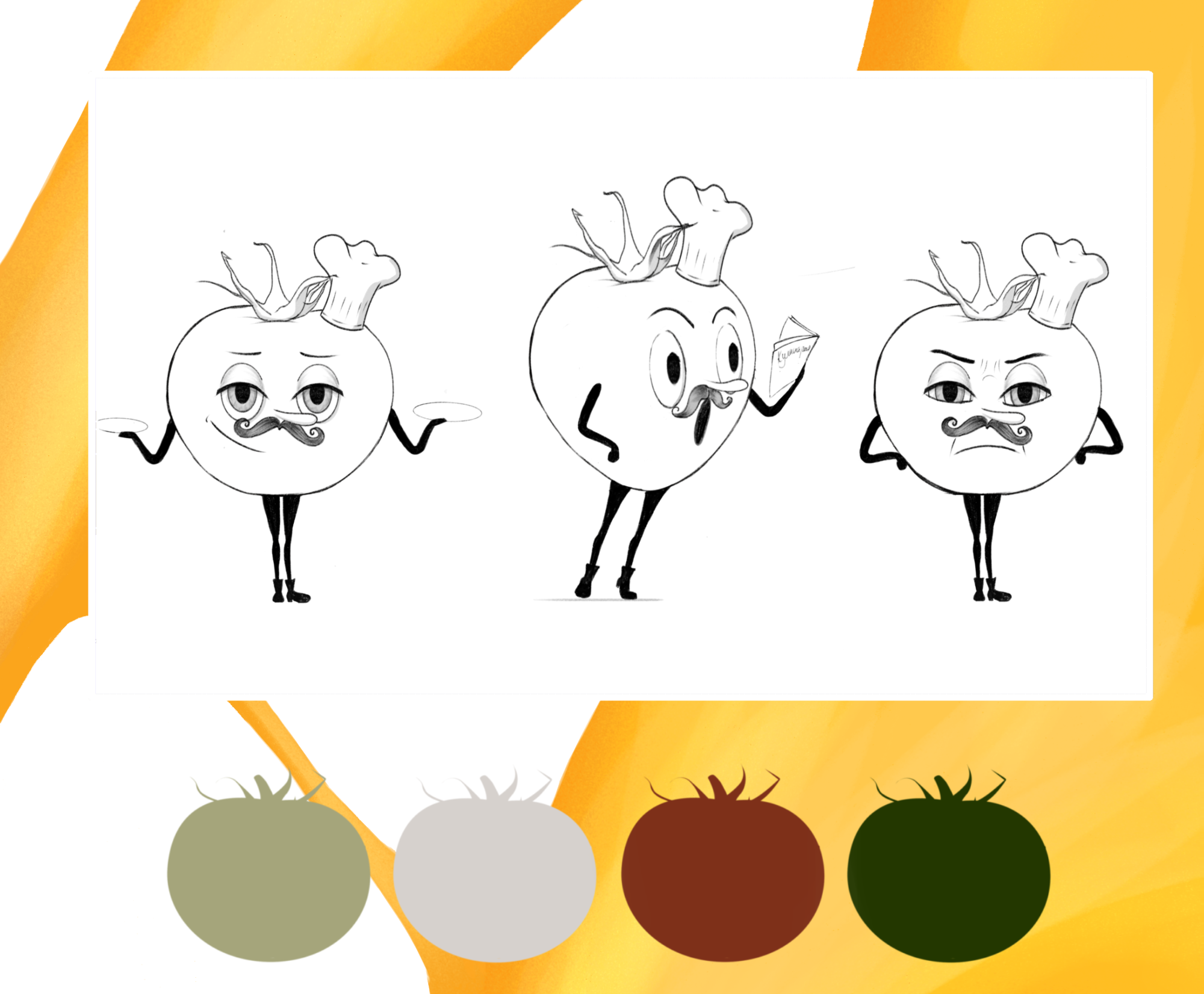 Mascot for a pizzeria — Изображение №2 — Иллюстрация на Dprofile