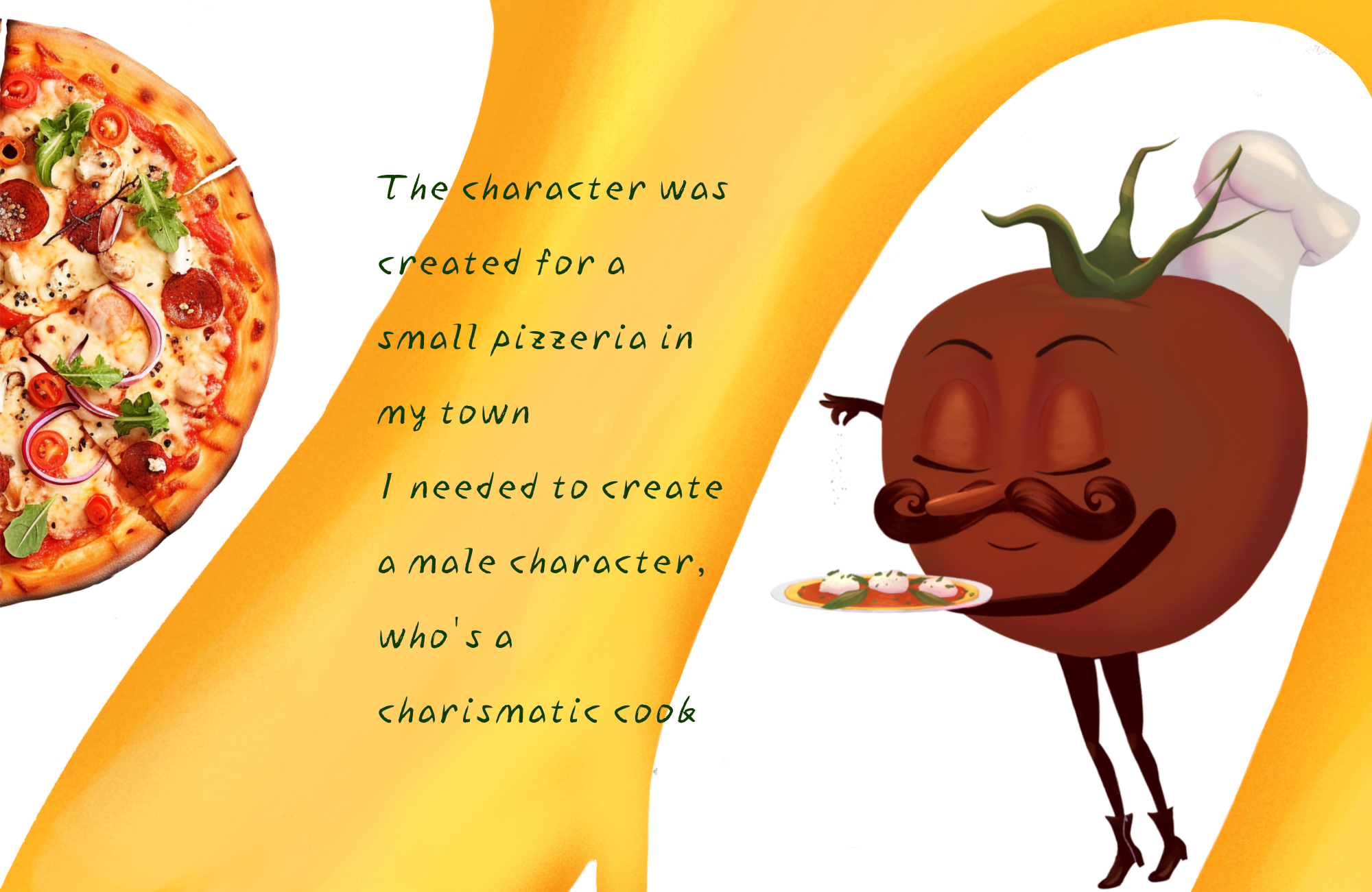 Mascot for a pizzeria — Изображение №3 — Иллюстрация на Dprofile