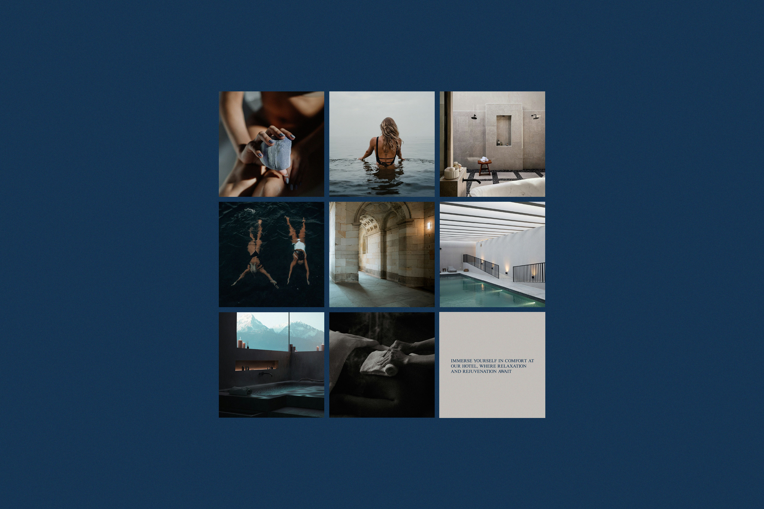 RUHEOASE / resorts&spa brand identity — Изображение №17 — Брендинг, Графика на Dprofile