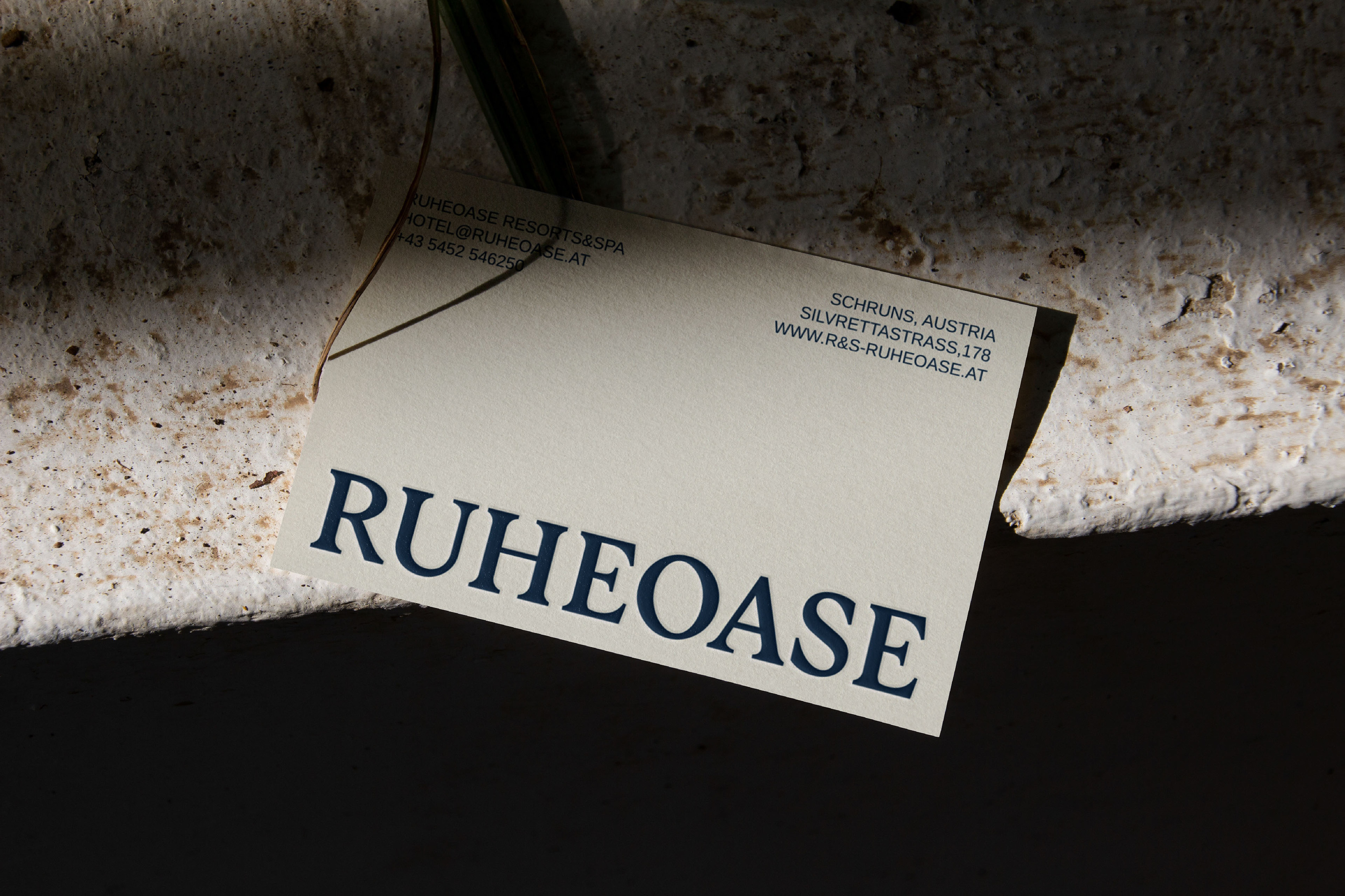 RUHEOASE / resorts&spa brand identity — Изображение №7 — Брендинг, Графика на Dprofile
