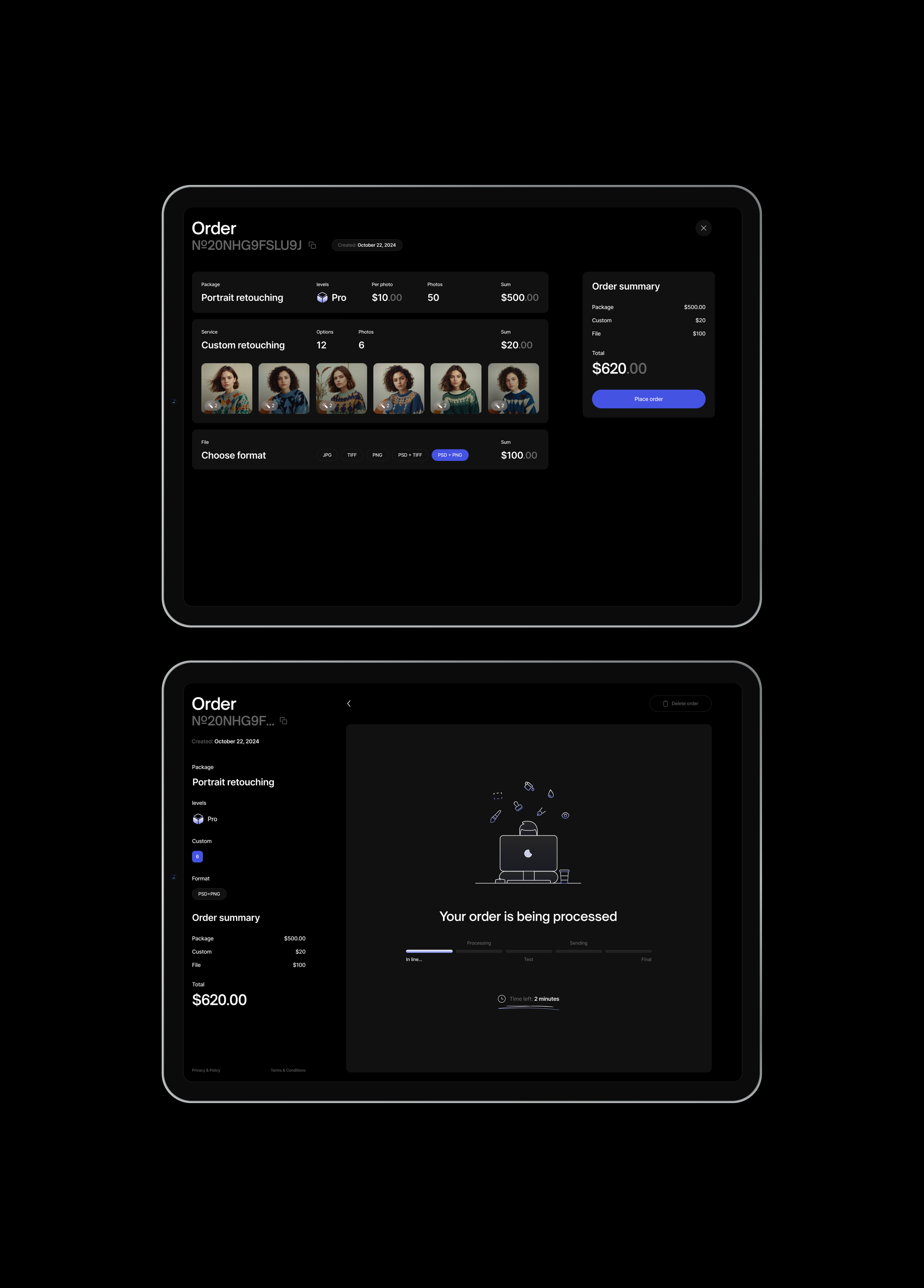 RetouchMe — Изображение №21 — Интерфейсы на Dprofile