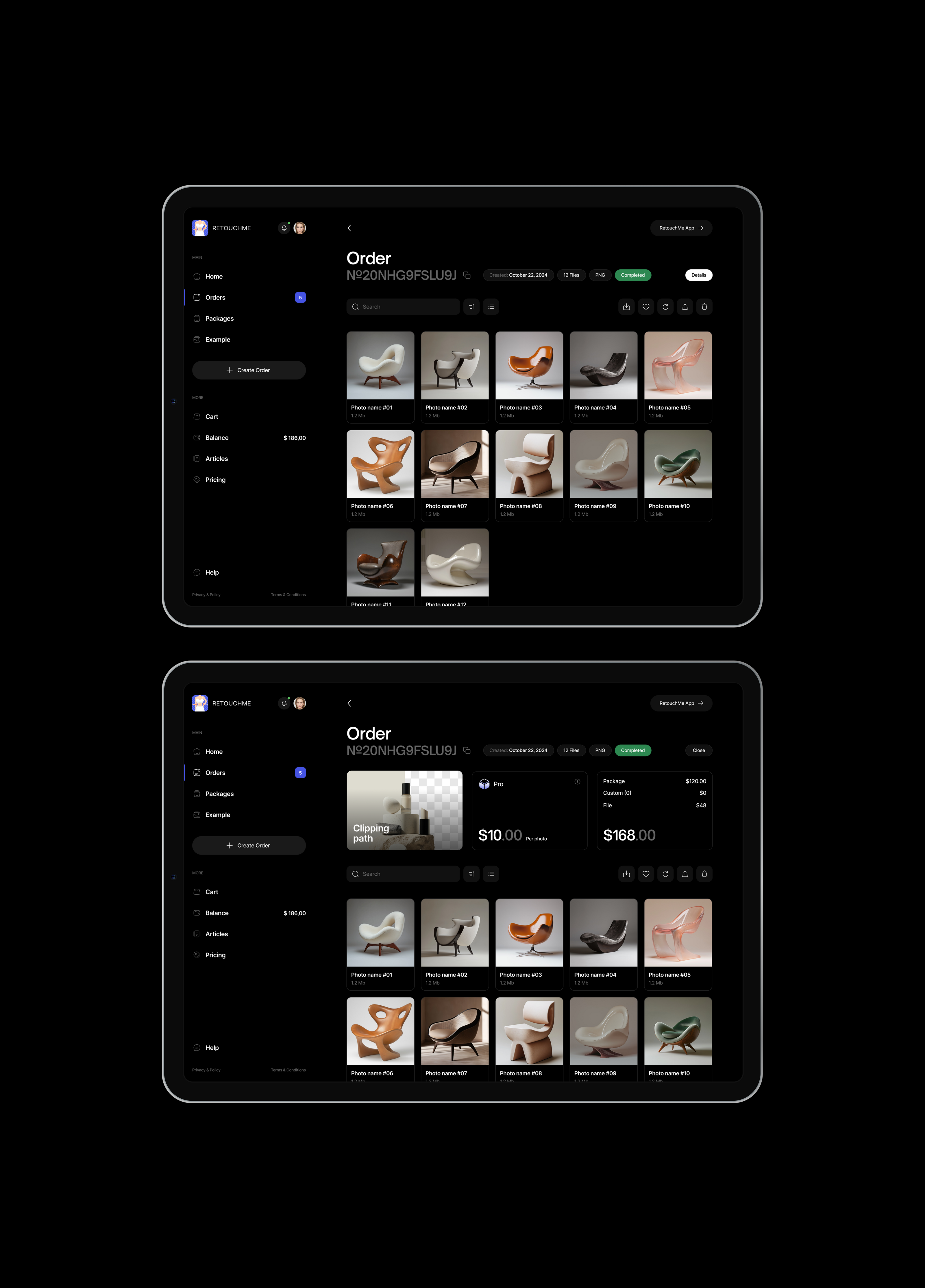 RetouchMe — Изображение №19 — Интерфейсы на Dprofile