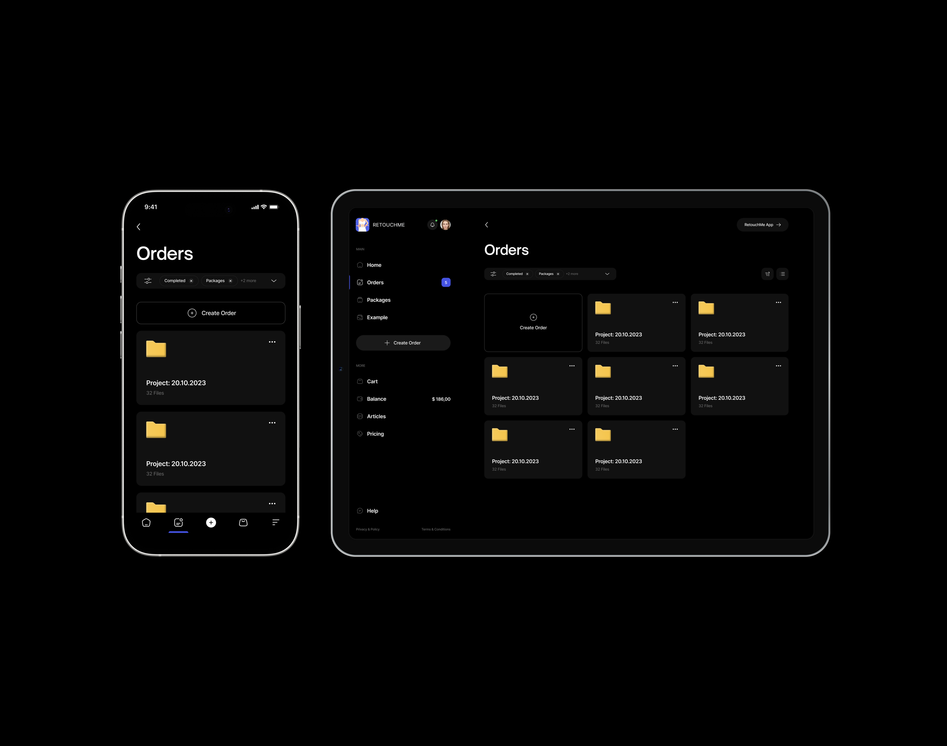 RetouchMe — Изображение №7 — Интерфейсы на Dprofile