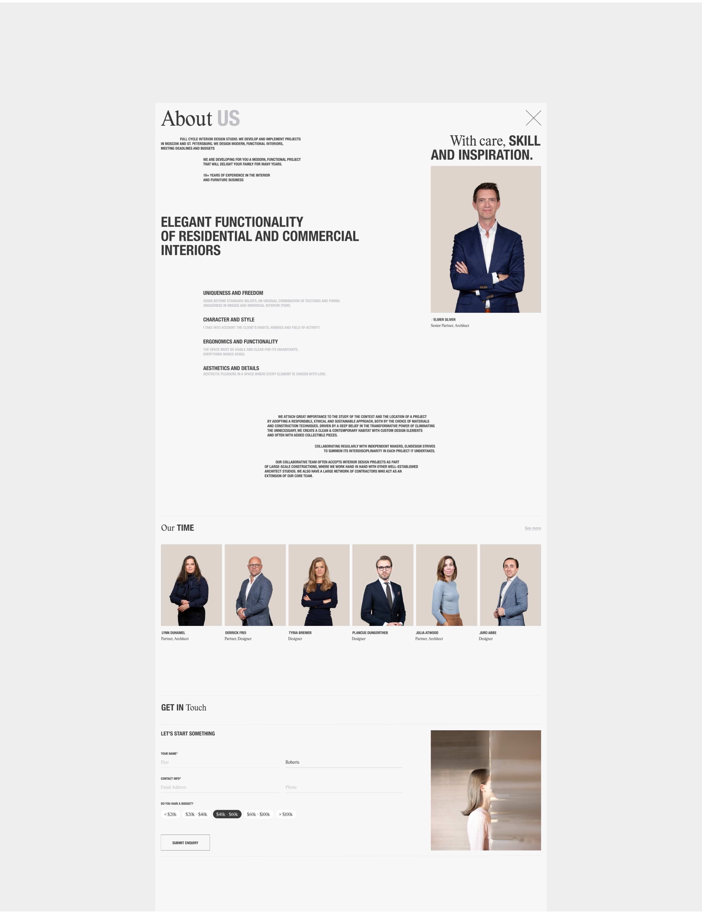 ELNDESIGN - Interior Design Studio — Изображение №18 — Интерфейсы, Брендинг на Dprofile