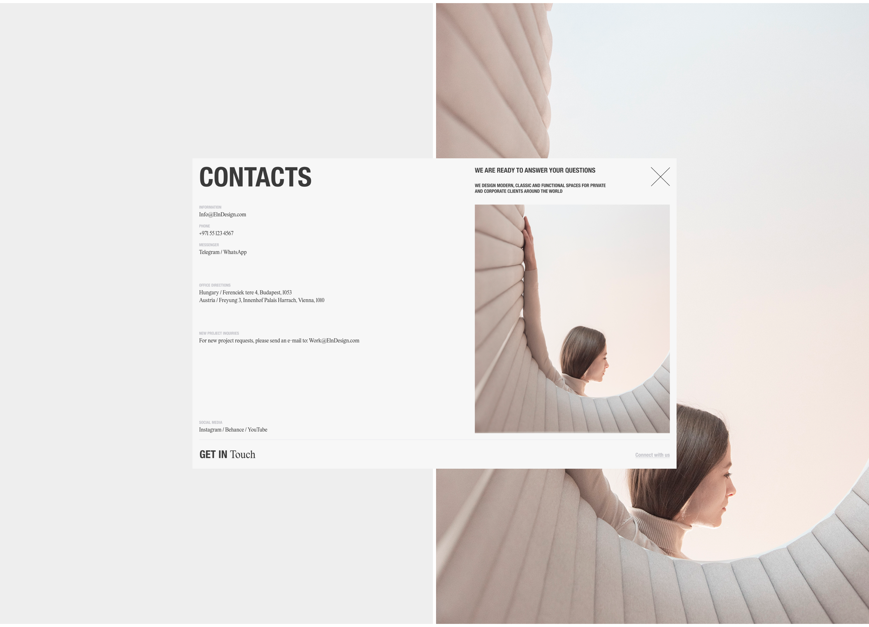 ELNDESIGN - Interior Design Studio — Изображение №24 — Интерфейсы, Брендинг на Dprofile