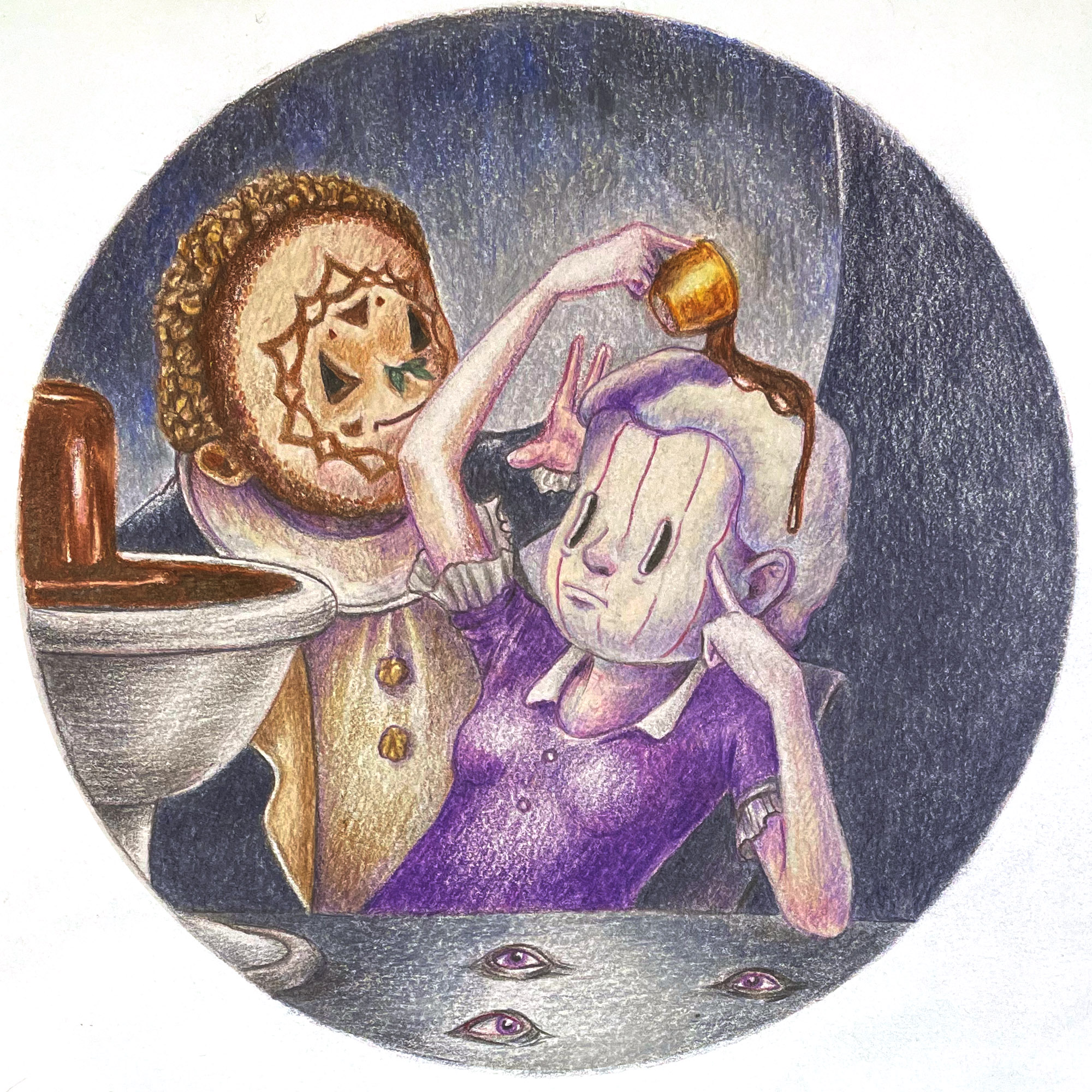 Безумное шоколадопитие — Изображение №1 — Иллюстрация, Графика на Dprofile