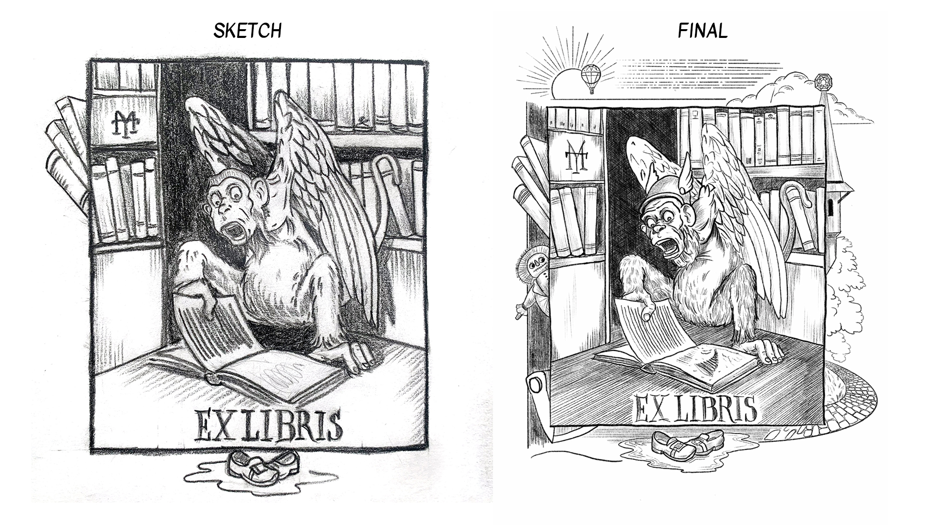 Экслибрис — Изображение №5 — Иллюстрация, Графика на Dprofile