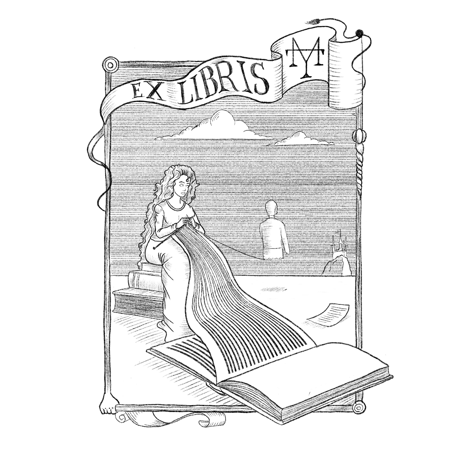 Экслибрис — Изображение №3 — Иллюстрация, Графика на Dprofile