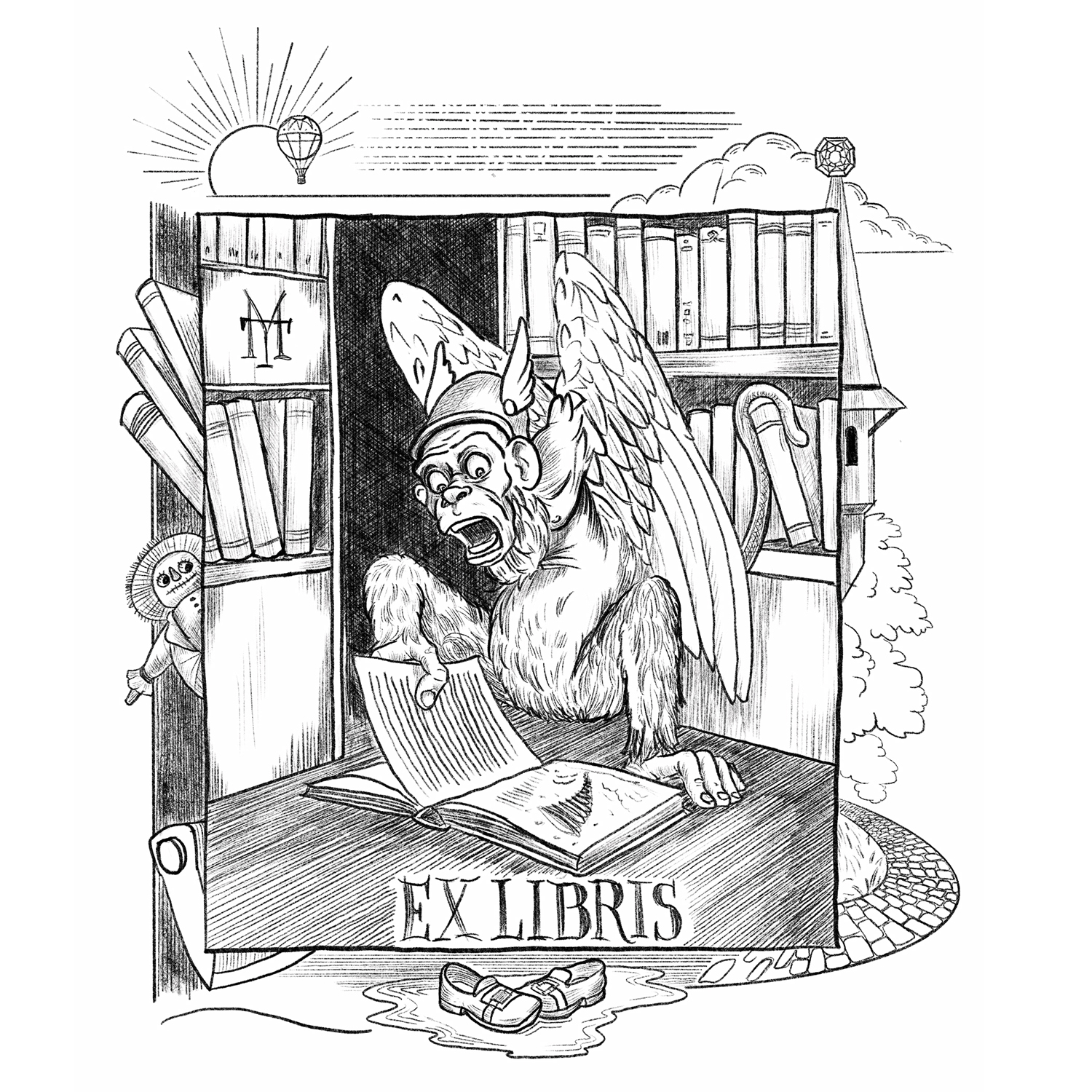 Экслибрис — Изображение №4 — Иллюстрация, Графика на Dprofile
