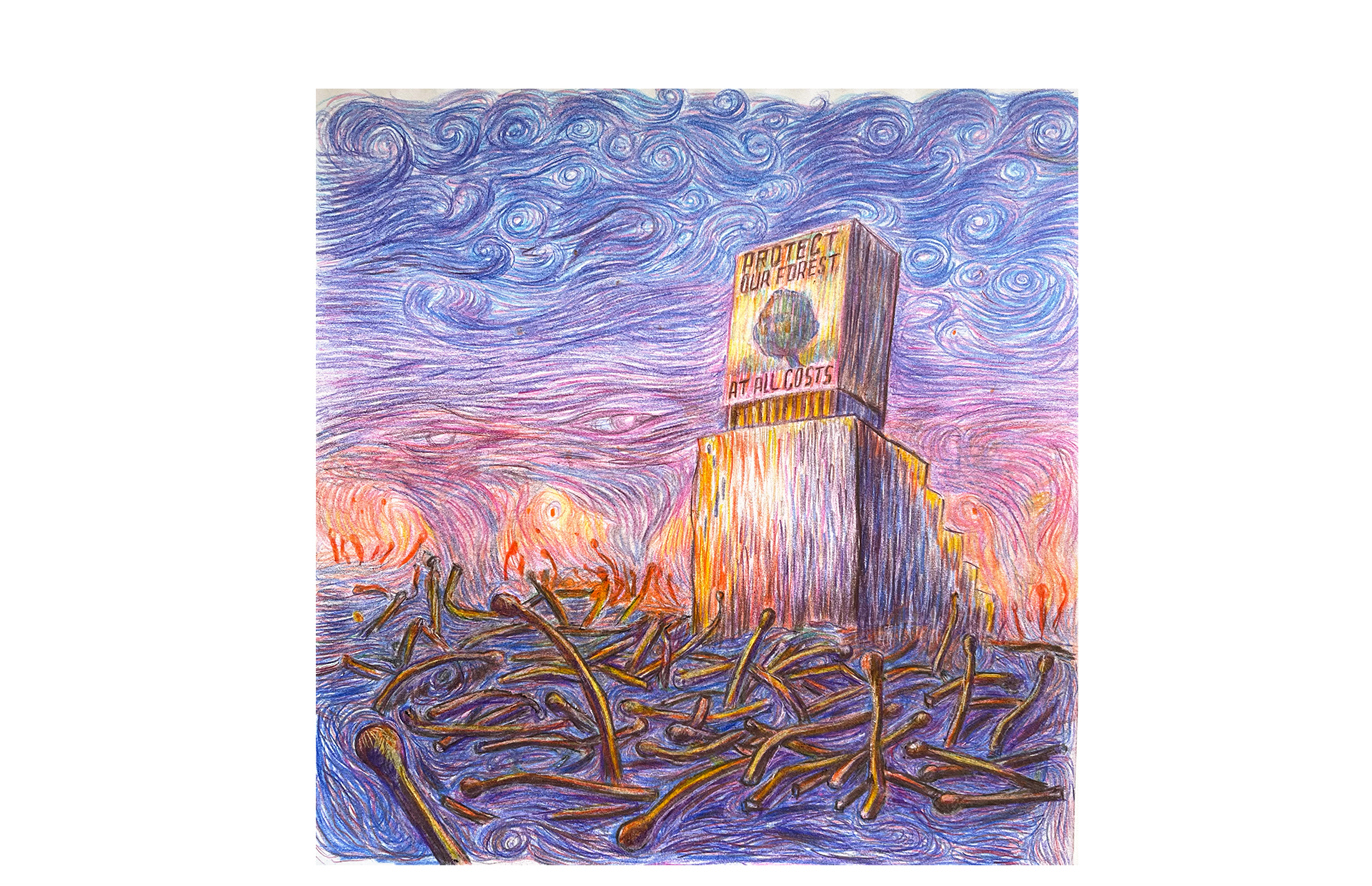 Спички — Изображение №2 — Иллюстрация, Графика на Dprofile