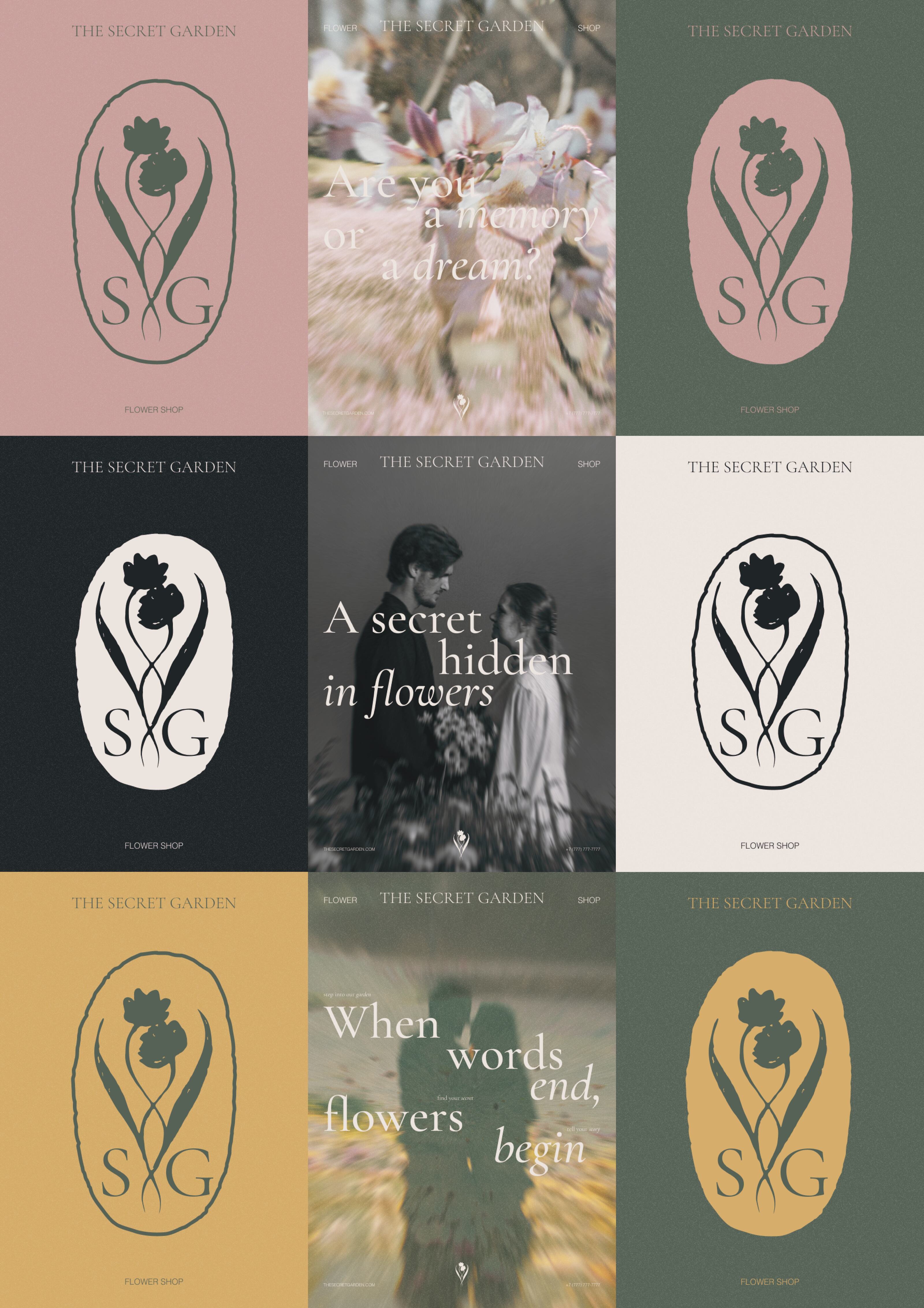 The Secret Garden/Brand Design — Изображение №3 — Брендинг, Графика на Dprofile
