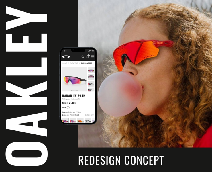 OACLEY | E-commerce redesign на Dprofile
