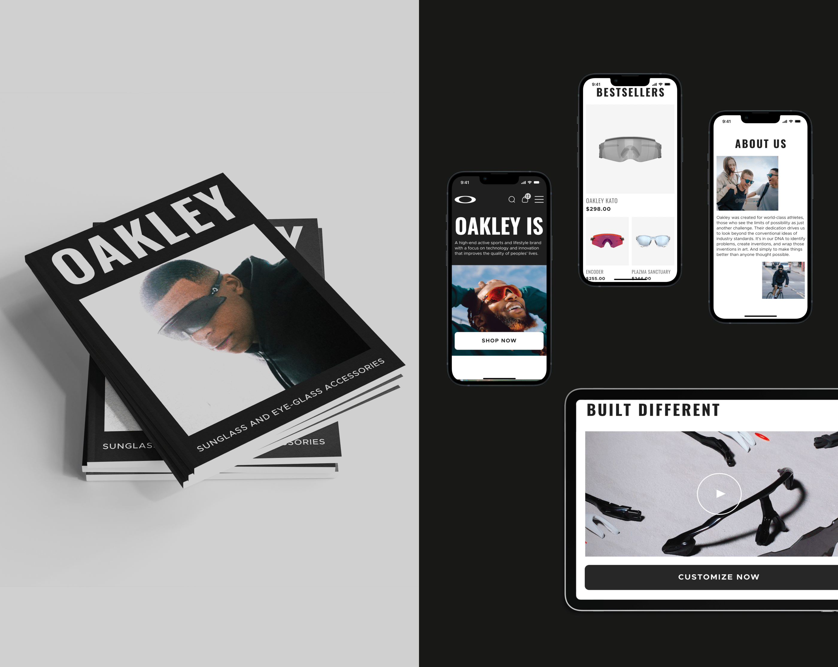 OACLEY | E-commerce redesign — Изображение №4 — Интерфейсы, Анимация на Dprofile