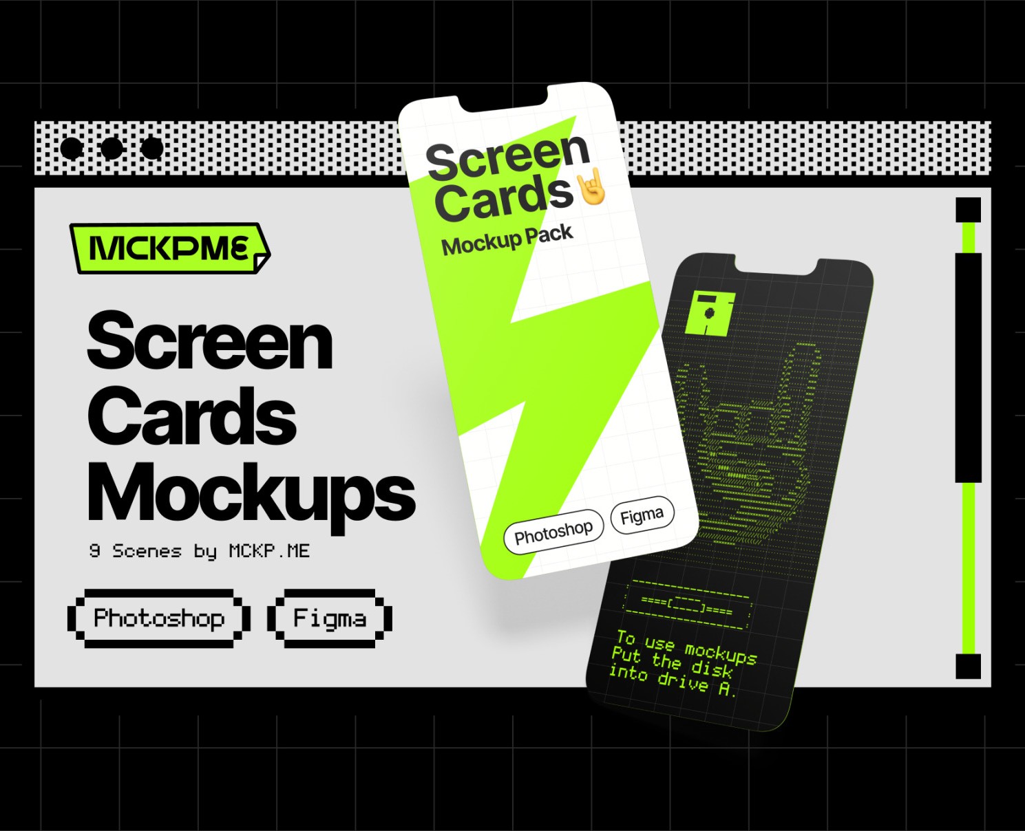 FREE Screen Cards Mockup Pack | Мокапы экранов — Интерфейсы, Брендинг на Dprofile