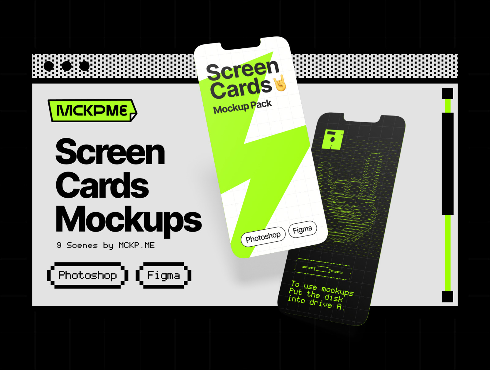 FREE Screen Cards Mockup Pack | Мокапы экранов — Изображение №1 — Интерфейсы, Брендинг на Dprofile