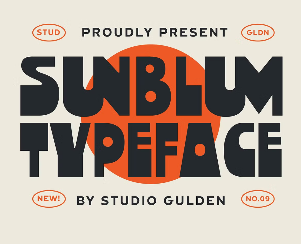 SG - SUNBLUM FONT [БЕСПЛАТНЫЙ ШРИФТ] — Брендинг, Графика на Dprofile