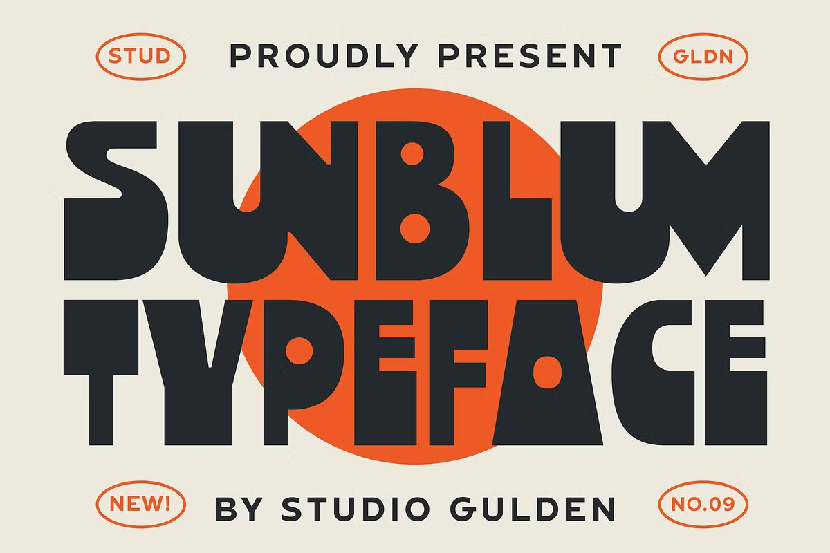 SG - SUNBLUM FONT [БЕСПЛАТНЫЙ ШРИФТ] — Изображение №1 — Брендинг, Графика на Dprofile