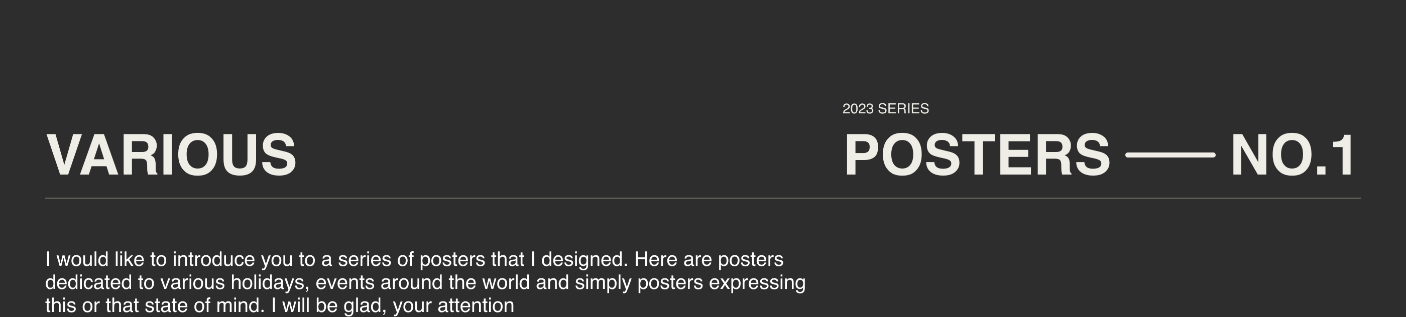 Various Poster Vol.1 — Изображение №2 — Иллюстрация, Графика на Dprofile