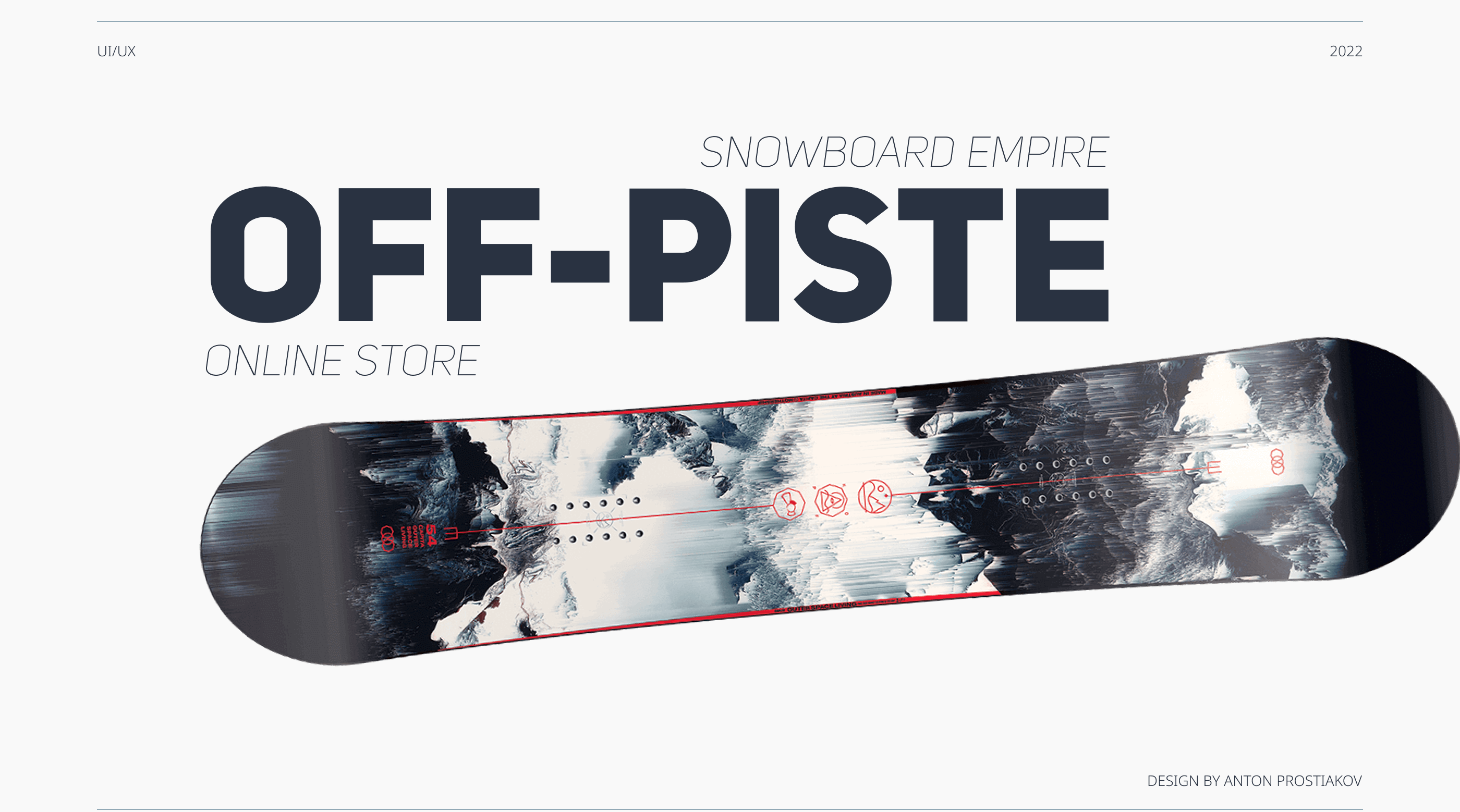 Off-Piste - Snowboards online store — Изображение №1 — Интерфейсы, Графика на Dprofile