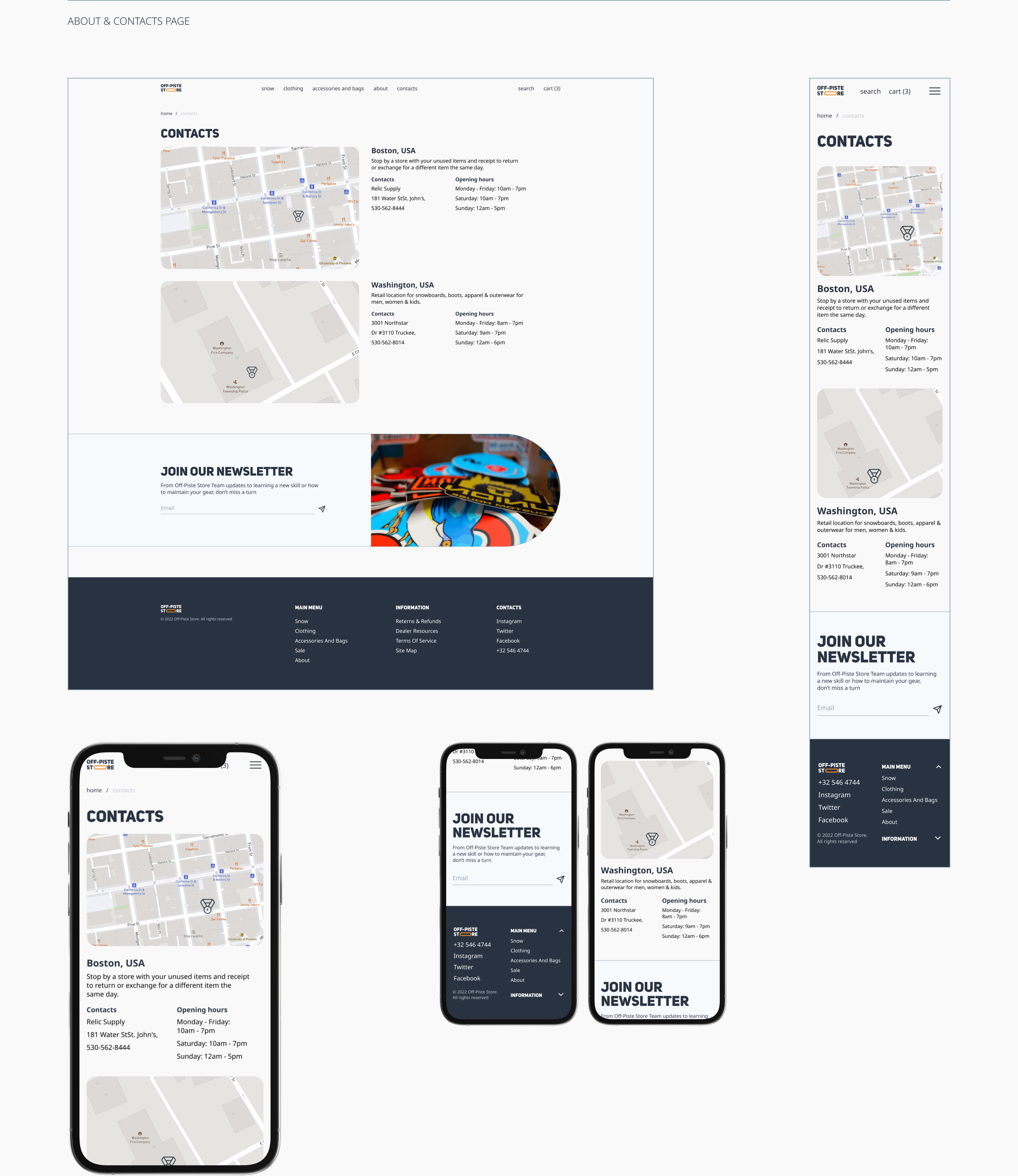 Off-Piste - Snowboards online store — Изображение №11 — Интерфейсы, Графика на Dprofile