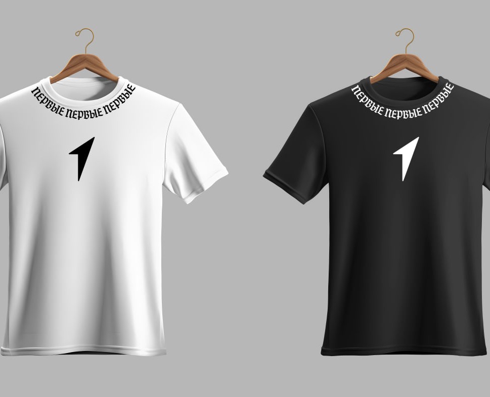 Дизайн футболок "ПЕРВЫЕ" — Брендинг, Графика на Dprofile