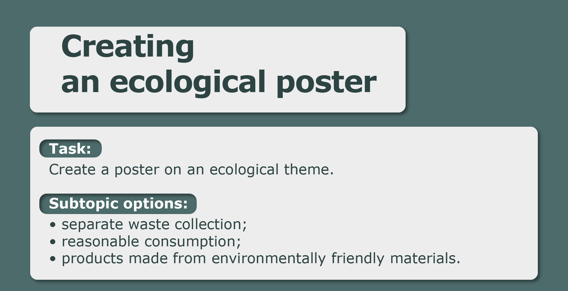 Eco poster — Изображение №1 — Иллюстрация, Графика на Dprofile
