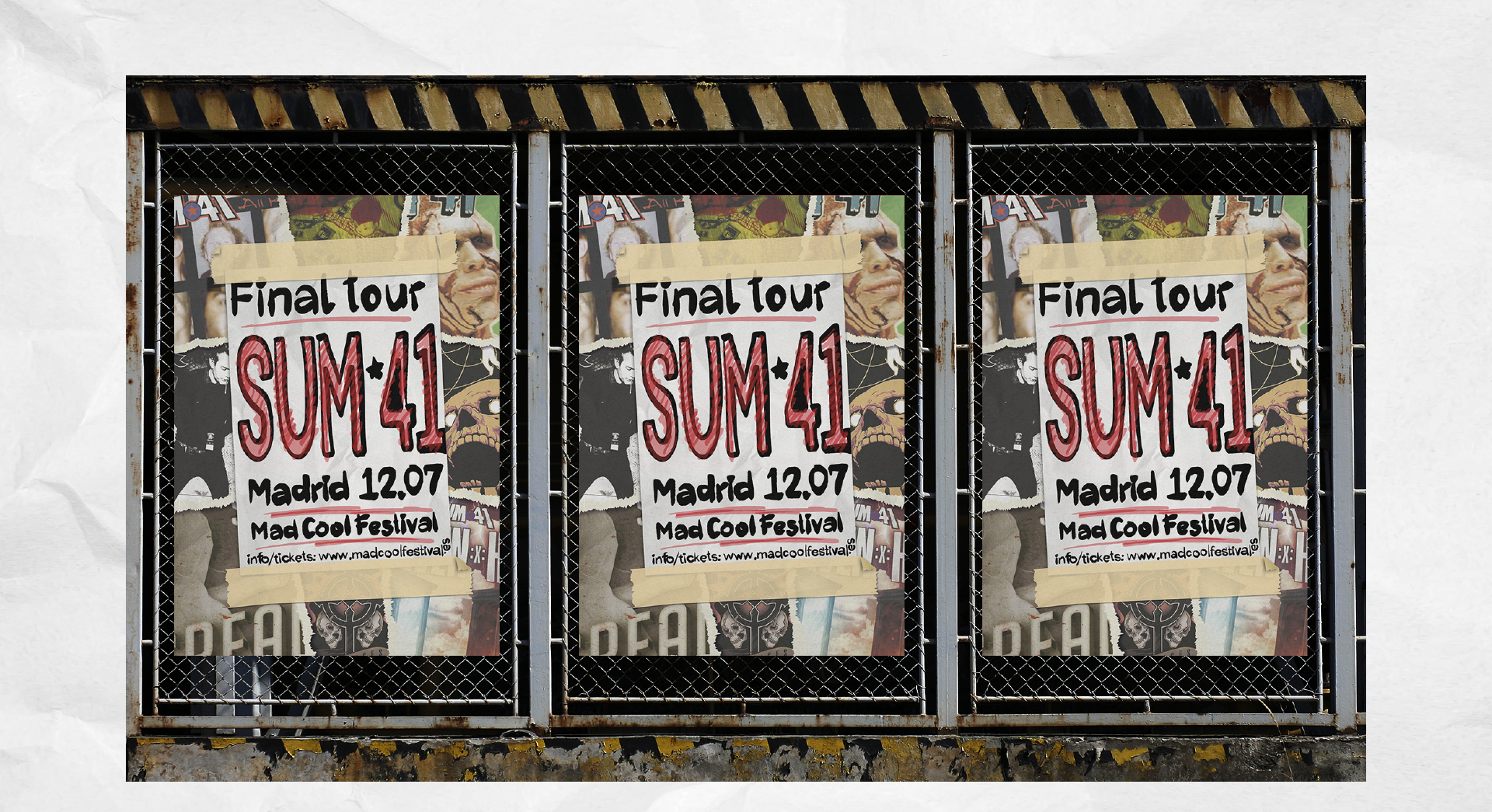 Sum41 poster — Изображение №1 — Графика, Маркетинг на Dprofile