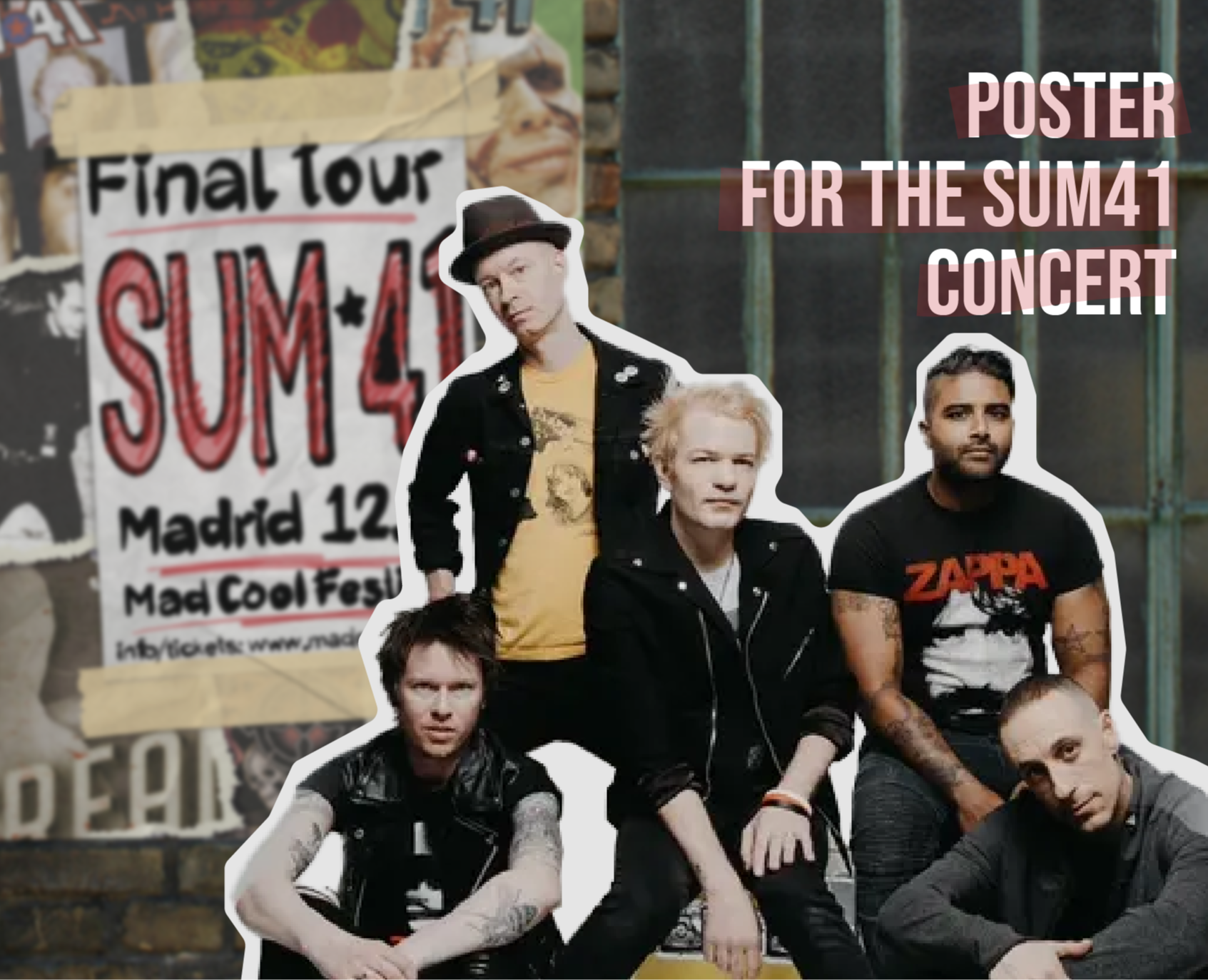 Sum41 poster — Графика, Маркетинг на Dprofile