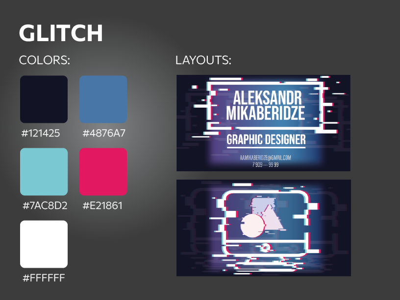 Business cards in different styles — Изображение №6 — Брендинг, Иллюстрация на Dprofile