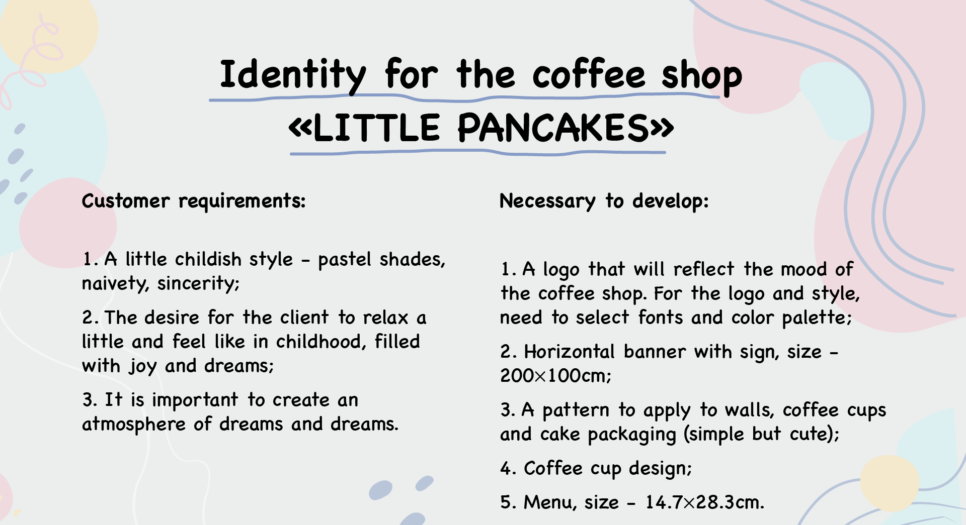 Identity for the coffee shop "Little Pancakes" — Изображение №2 — Брендинг, Графика на Dprofile