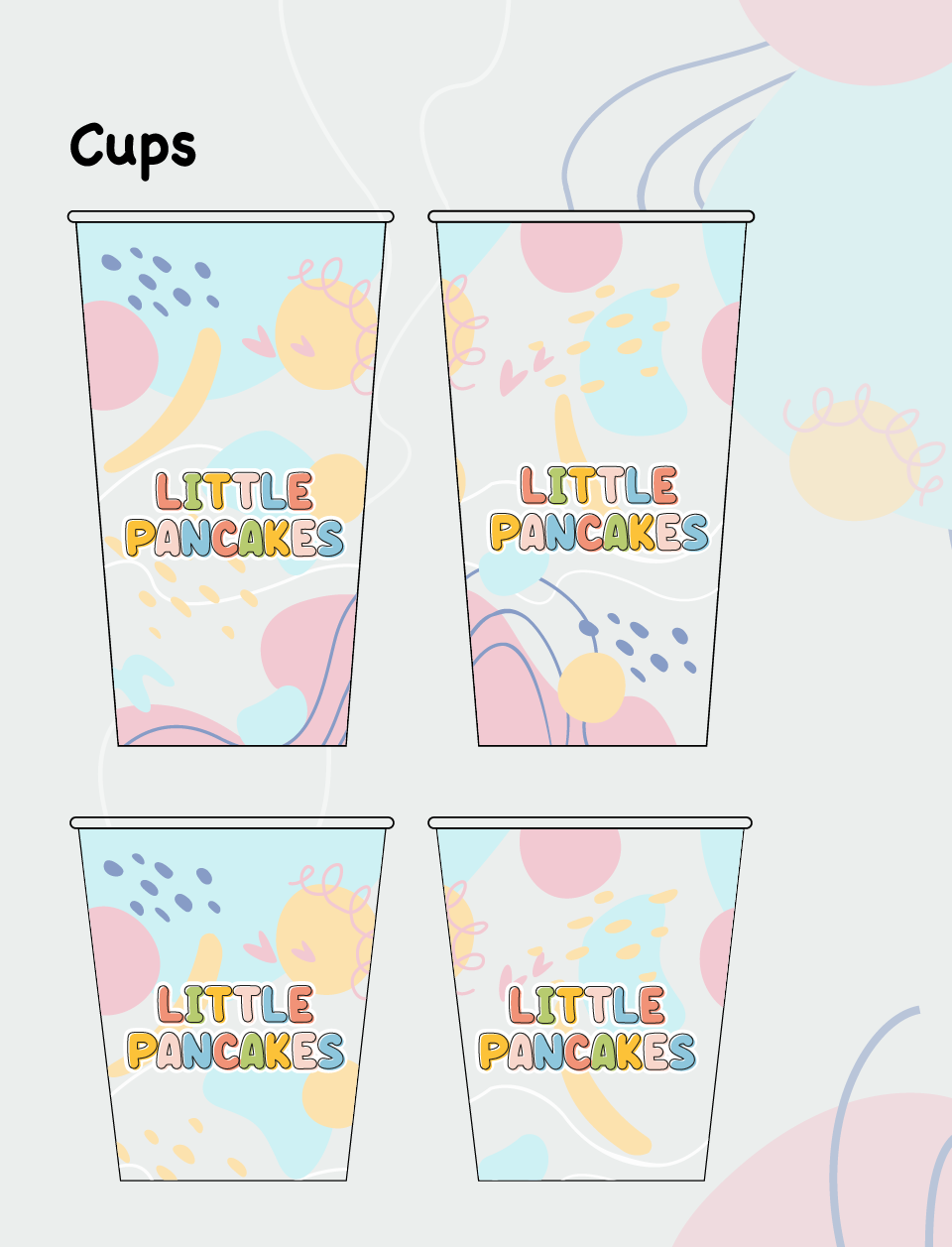 Identity for the coffee shop "Little Pancakes" — Изображение №8 — Брендинг, Графика на Dprofile