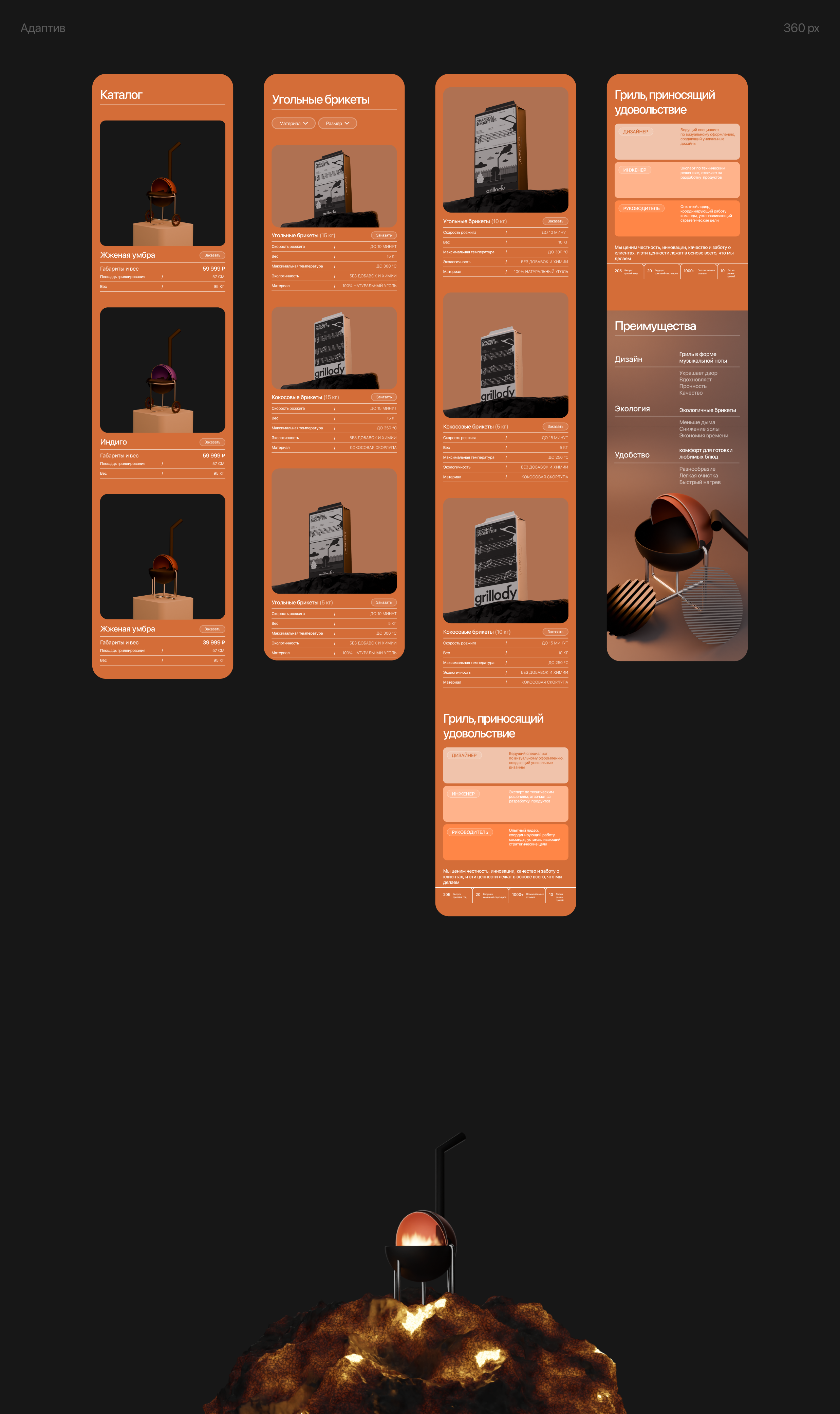Grillody — Изображение №9 — Интерфейсы, 3D на Dprofile
