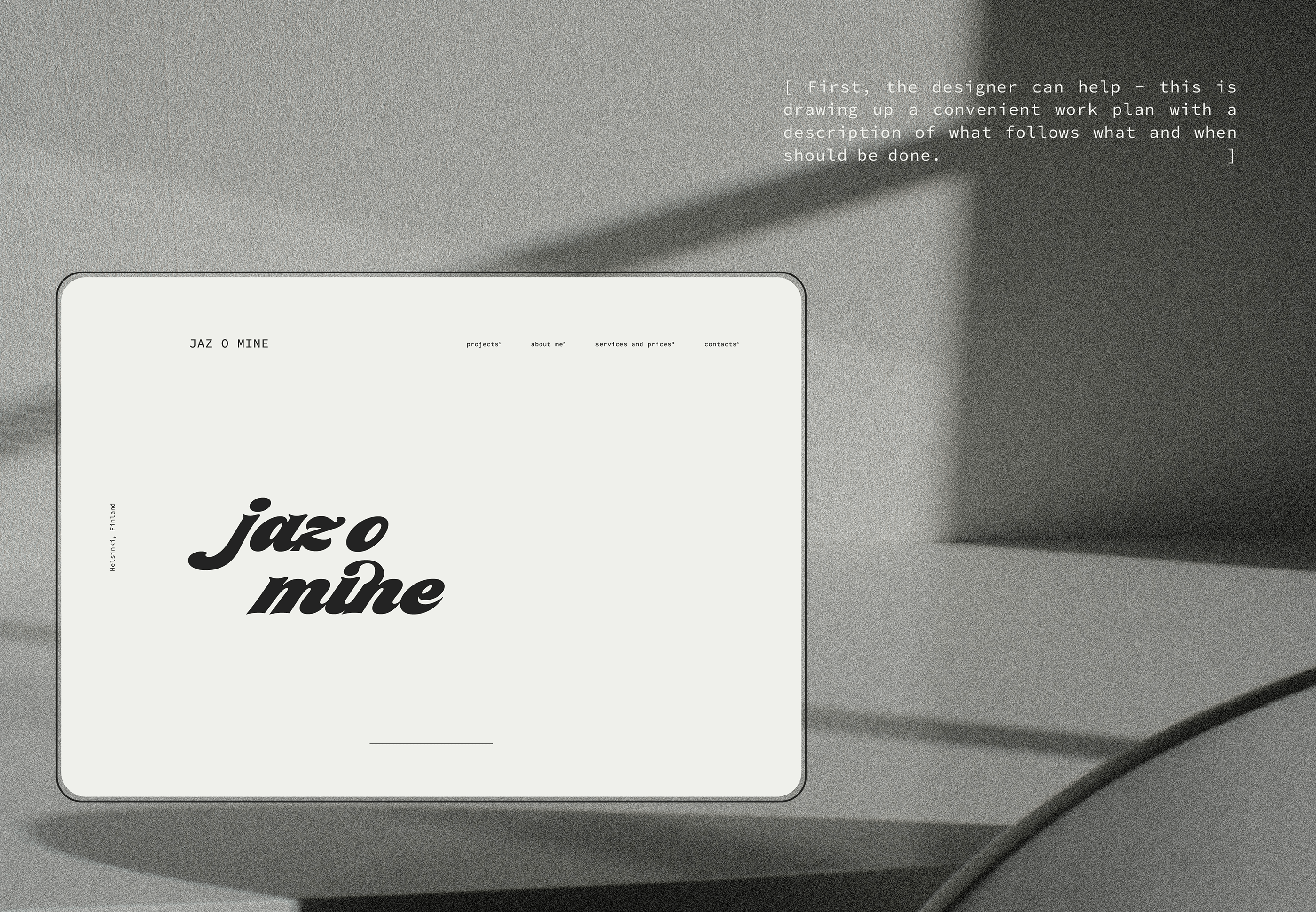 JAZ O MINE / interior designer identity — Изображение №8 — Брендинг на Dprofile
