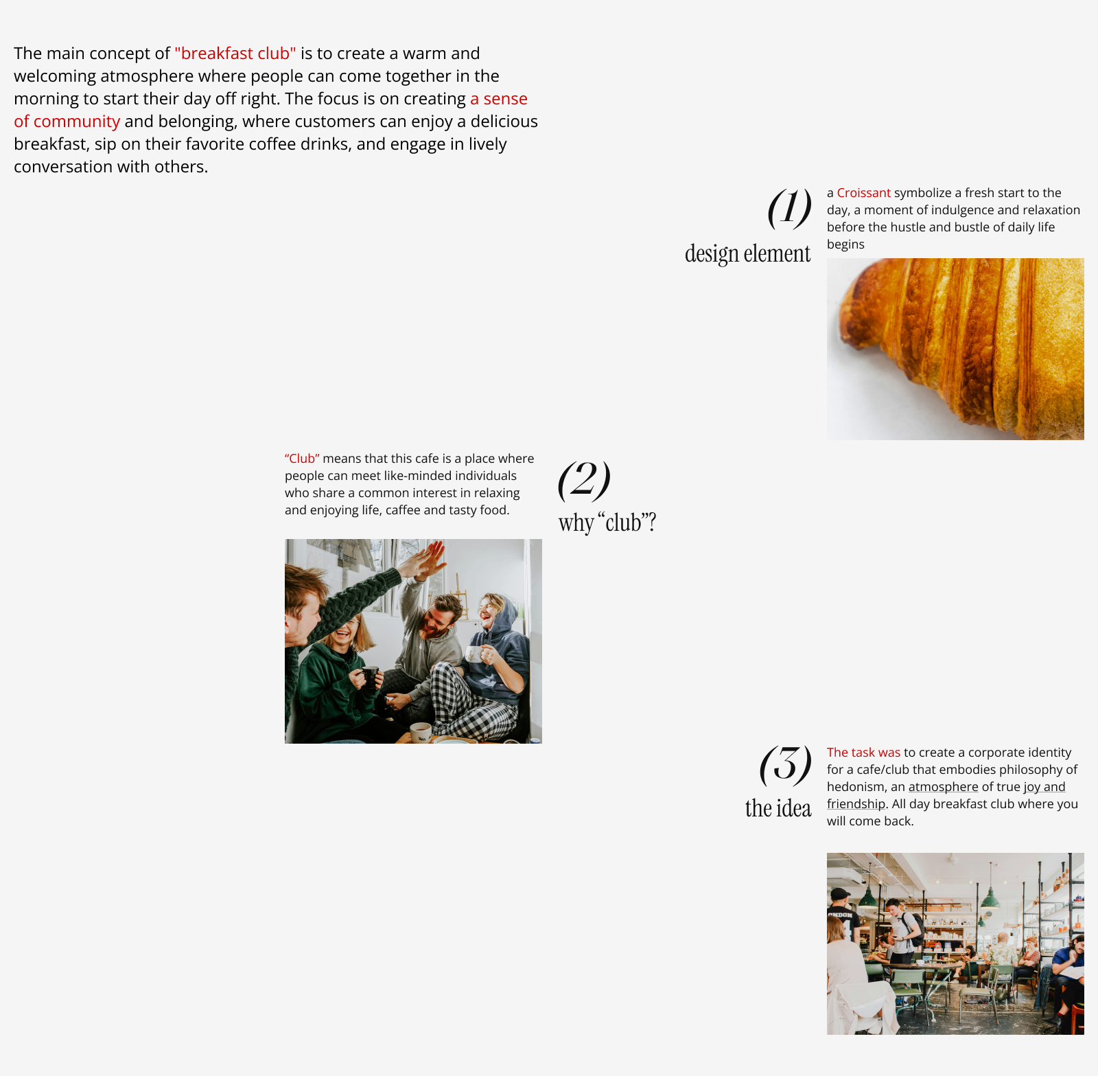 Breakfast club cafe identity — Изображение №3 — Брендинг, Графика на Dprofile
