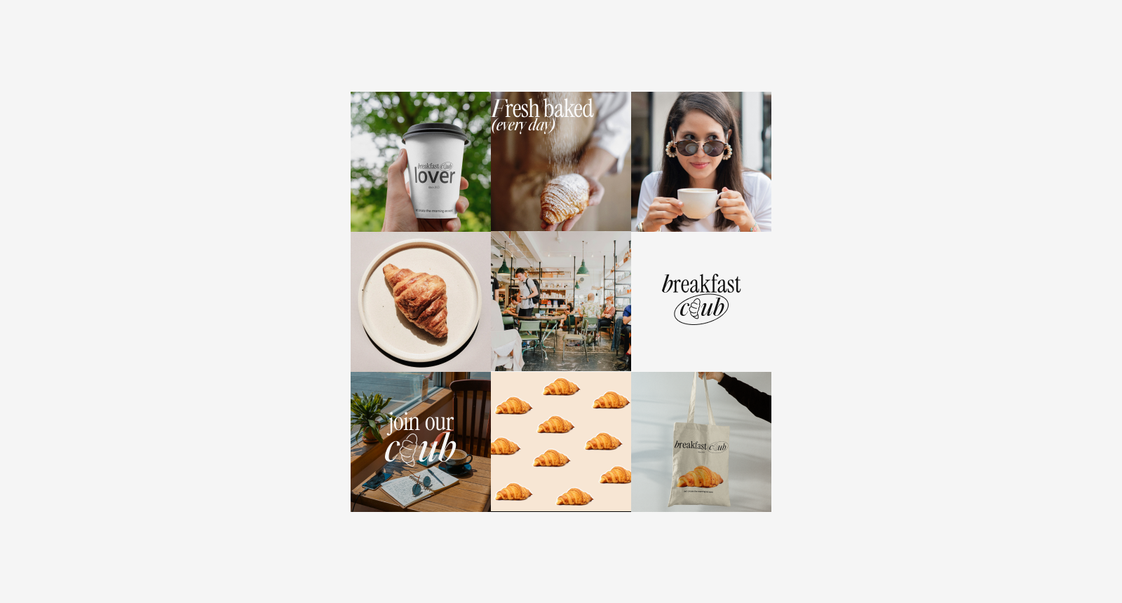 Breakfast club cafe identity — Изображение №10 — Брендинг, Графика на Dprofile