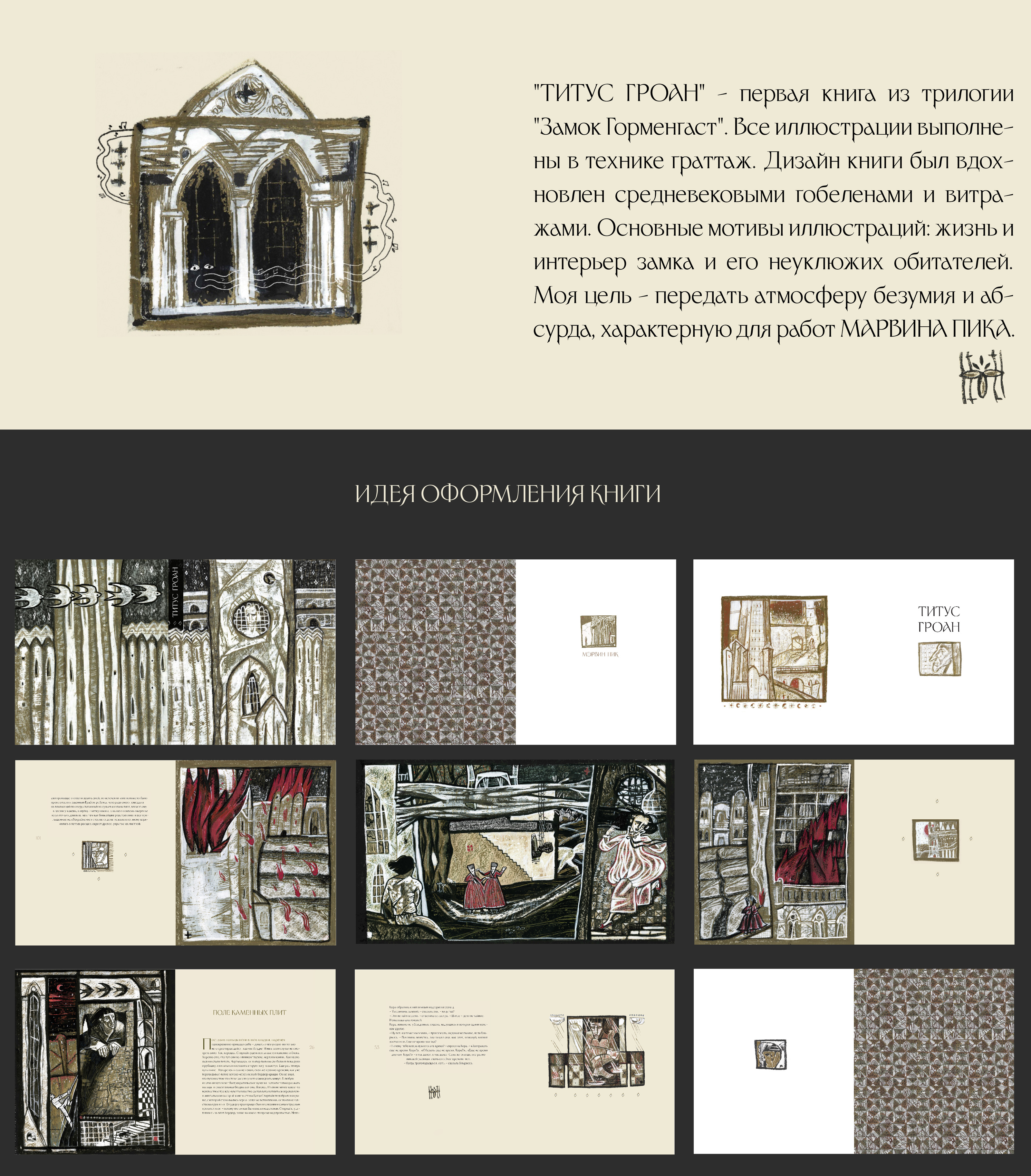 MARWYN PEAKE NOVEL "TITUS GROAN" — Изображение №2 — Иллюстрация, Графика на Dprofile