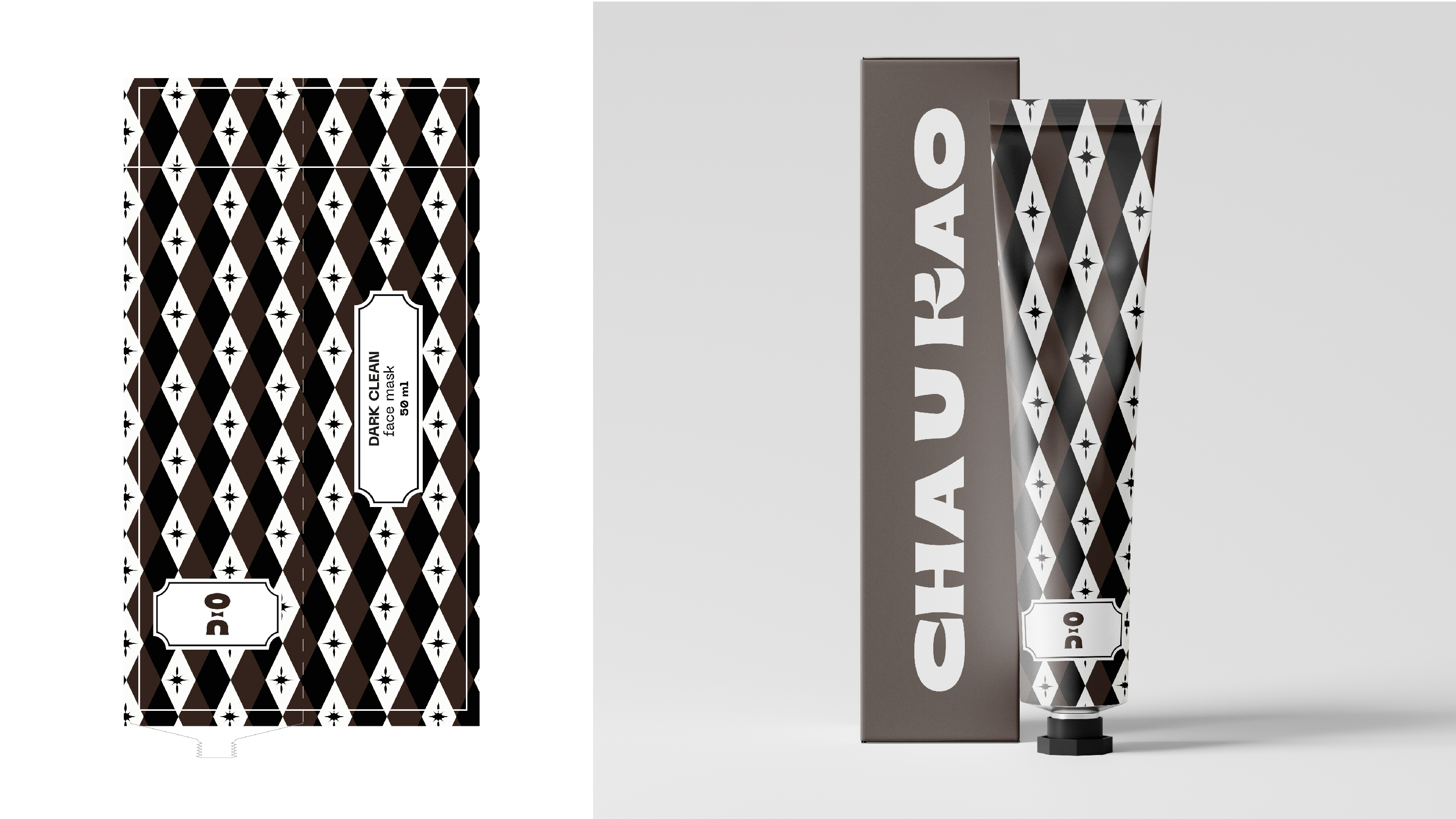 Разработка дизайна туб для серии масок CHA U KAO — Изображение №12 — Брендинг, Иллюстрация на Dprofile