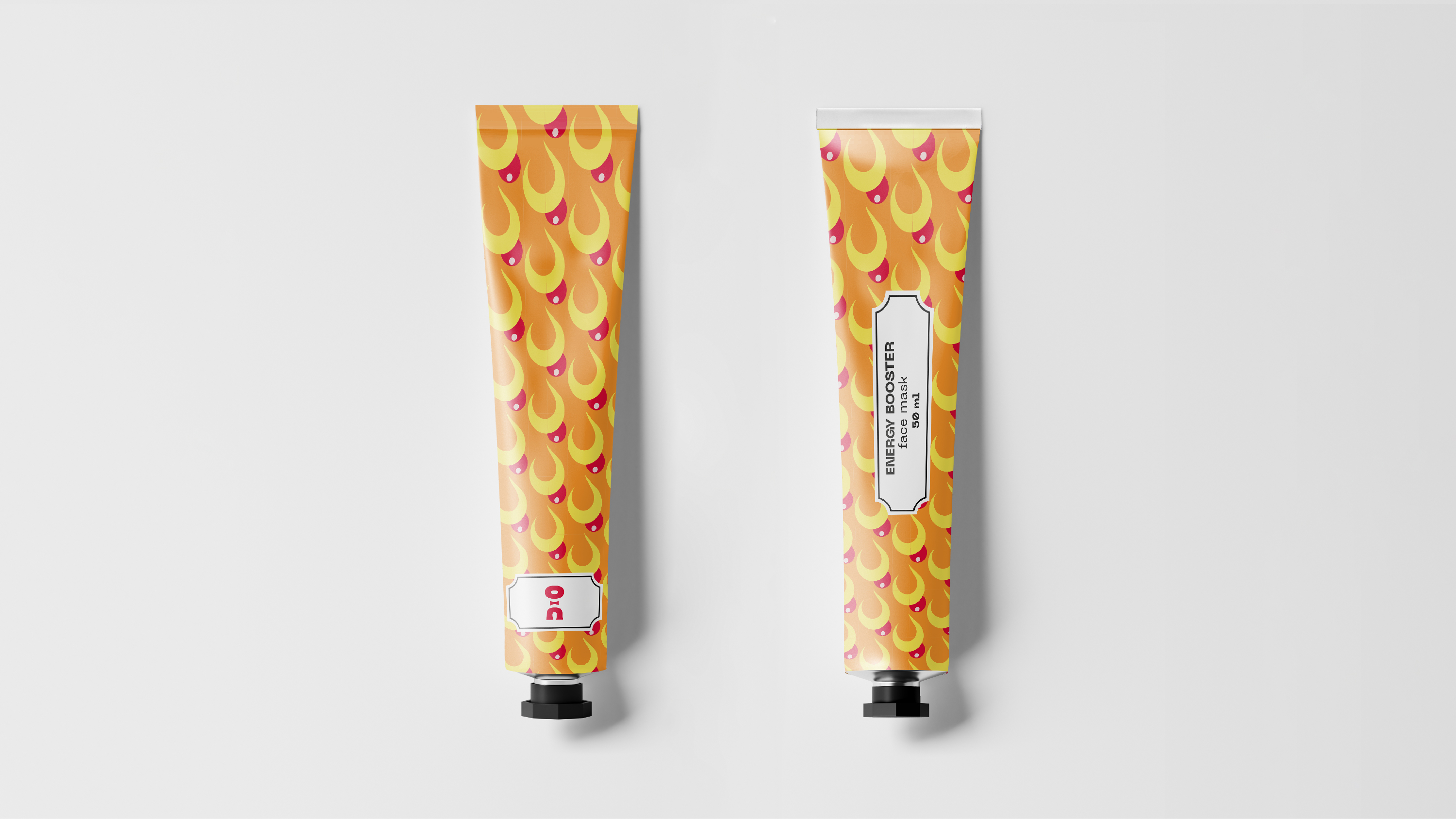 Разработка дизайна туб для серии масок CHA U KAO — Изображение №11 — Брендинг, Иллюстрация на Dprofile