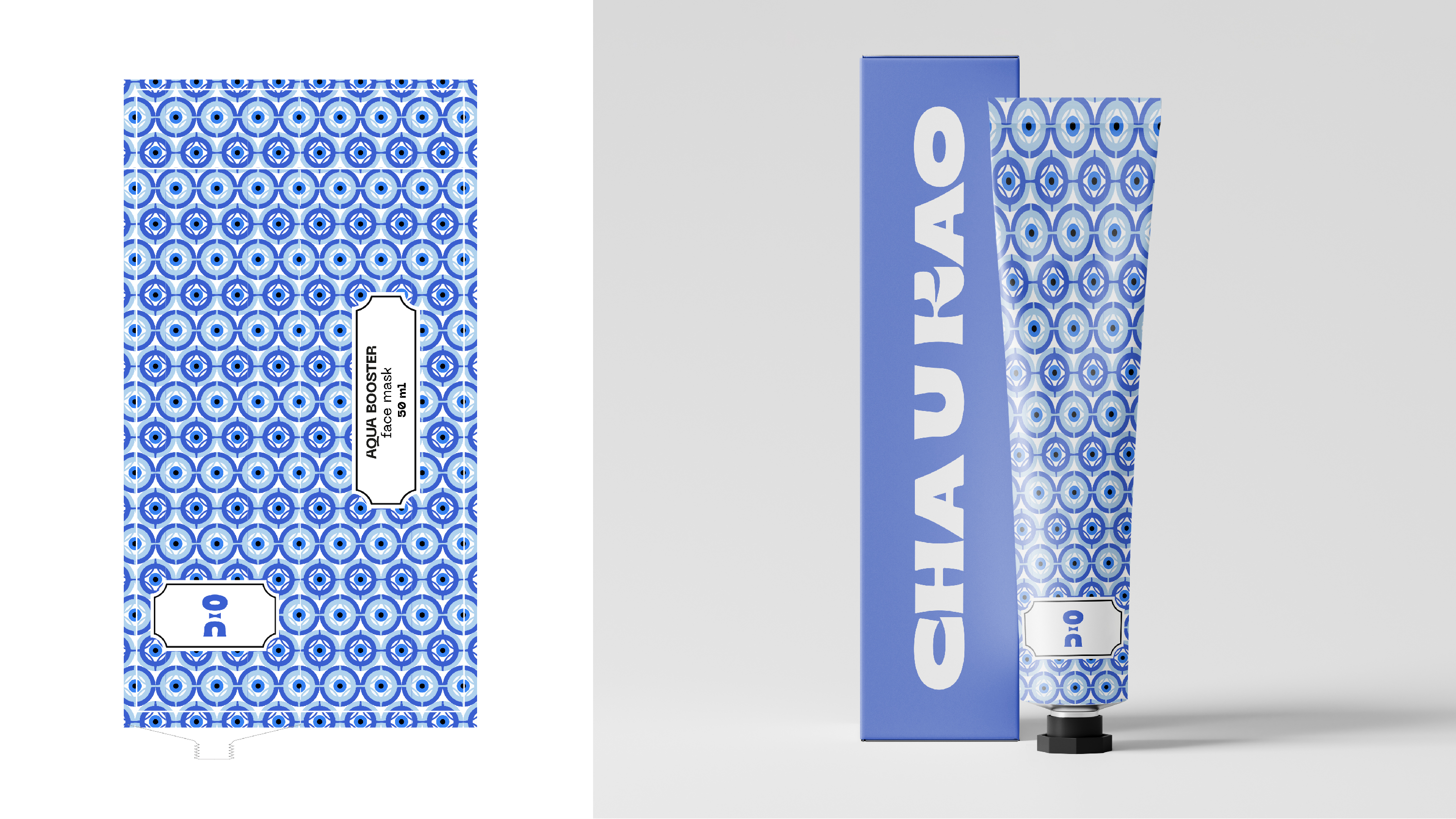 Разработка дизайна туб для серии масок CHA U KAO — Изображение №8 — Брендинг, Иллюстрация на Dprofile