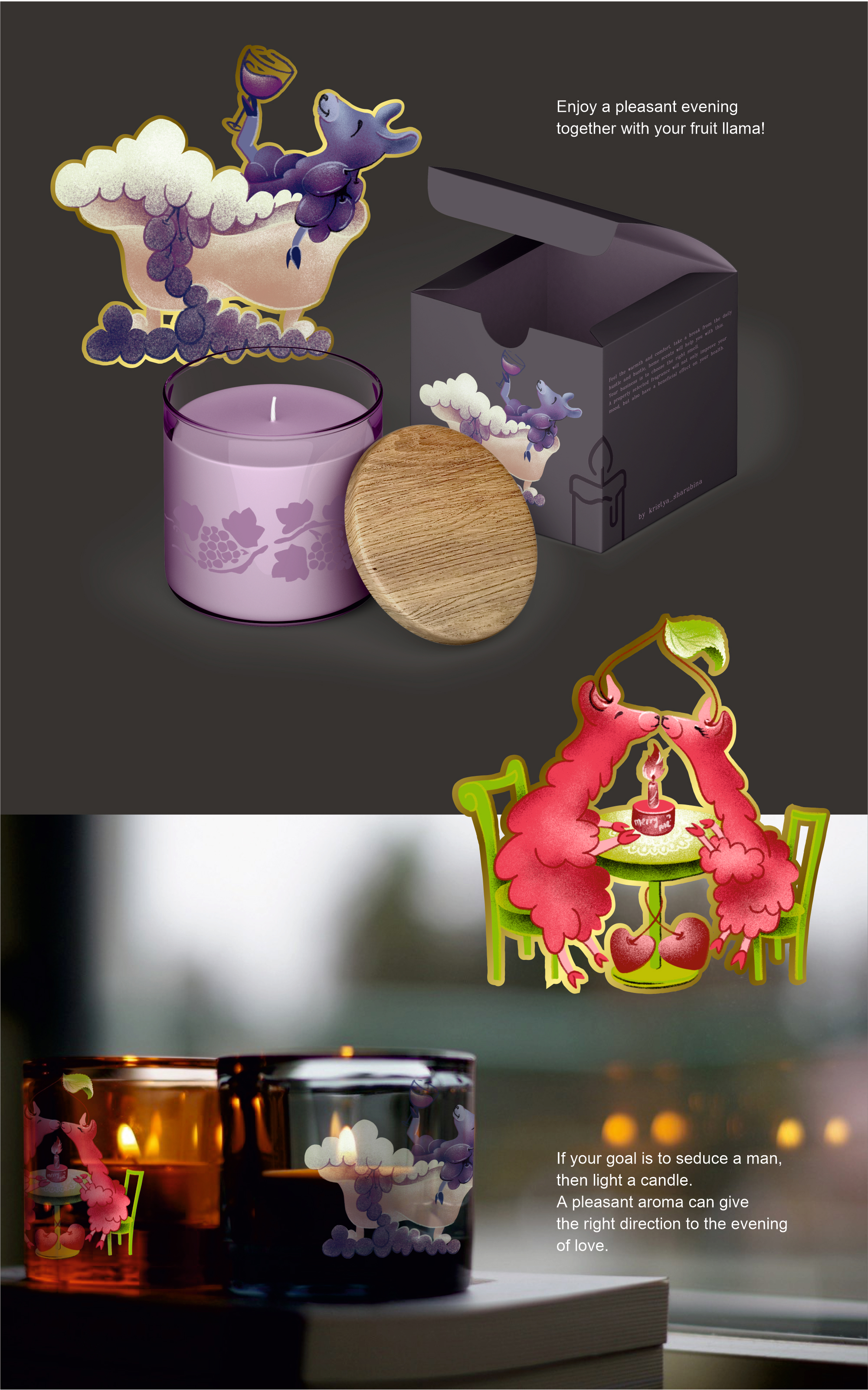 Characters for the Candle Series — Изображение №7 — Брендинг, Иллюстрация на Dprofile