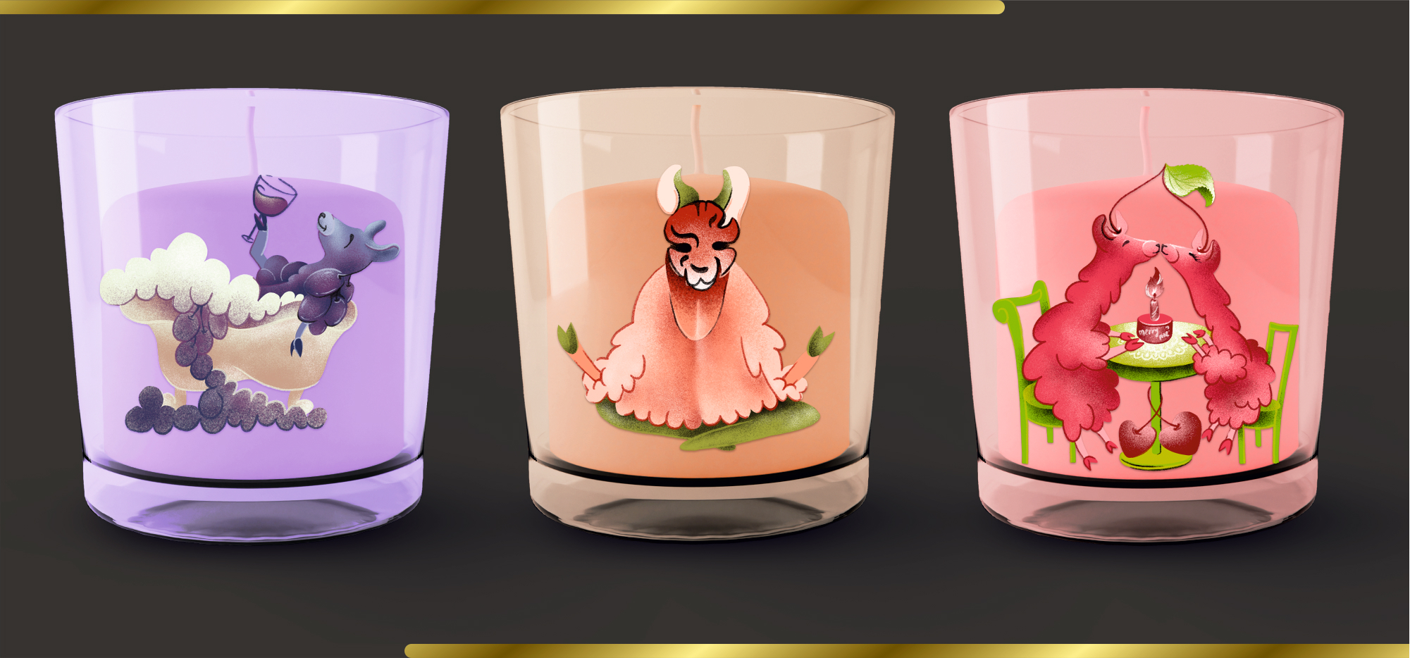 Characters for the Candle Series — Изображение №2 — Брендинг, Иллюстрация на Dprofile