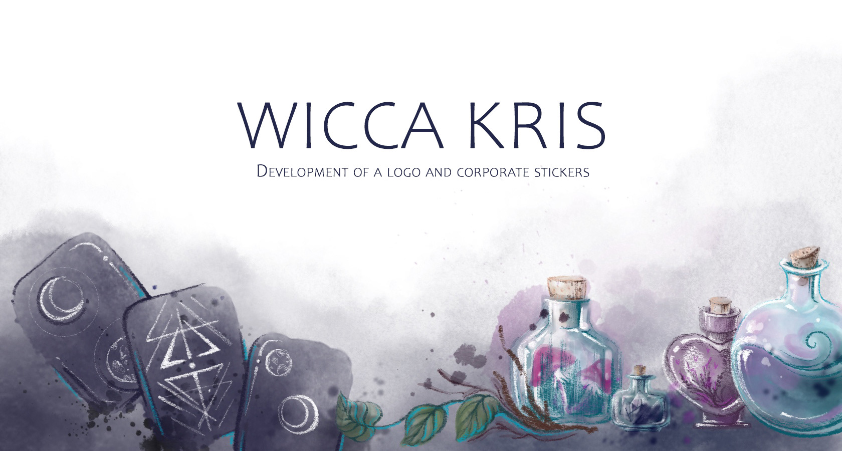 wicca kris - logo and sticker design — Изображение №1 — Брендинг, Иллюстрация на Dprofile