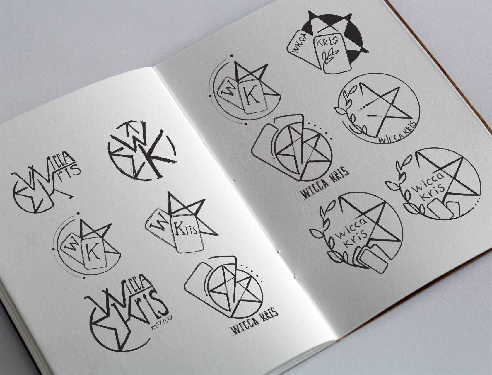 wicca kris - logo and sticker design — Изображение №2 — Брендинг, Иллюстрация на Dprofile