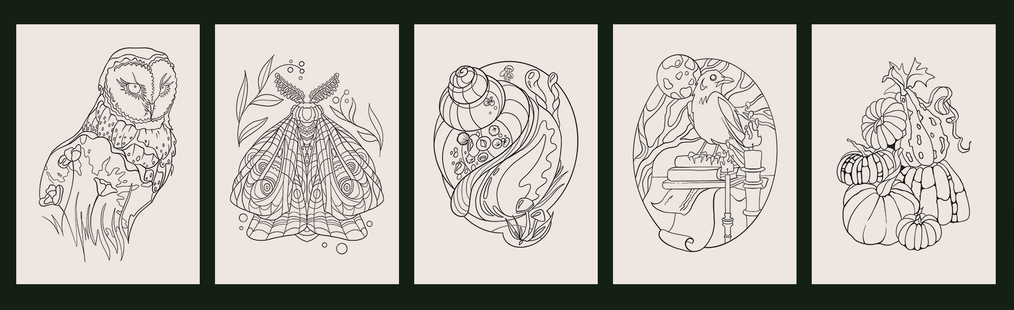 Раскрась лес — Изображение №3 — Иллюстрация на Dprofile