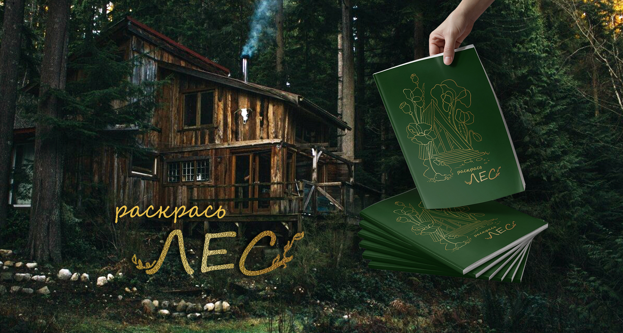 Раскрась лес — Изображение №1 — Иллюстрация на Dprofile