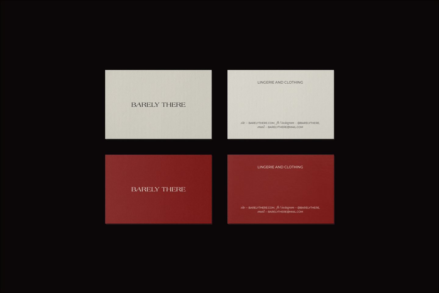 BARELY THERE / LINGERIE BRAND — Изображение №5 — Брендинг на Dprofile