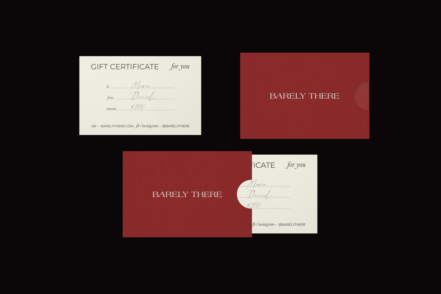 BARELY THERE / LINGERIE BRAND — Изображение №14 — Брендинг на Dprofile