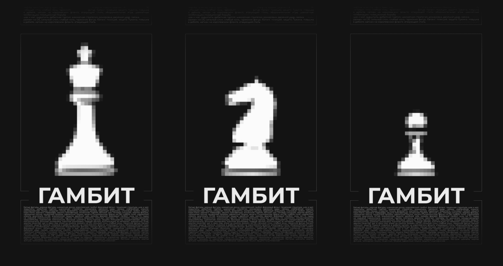 Айдентика Шахматного Клуба «Гамбит» — Изображение №21 — Брендинг, Графика на Dprofile